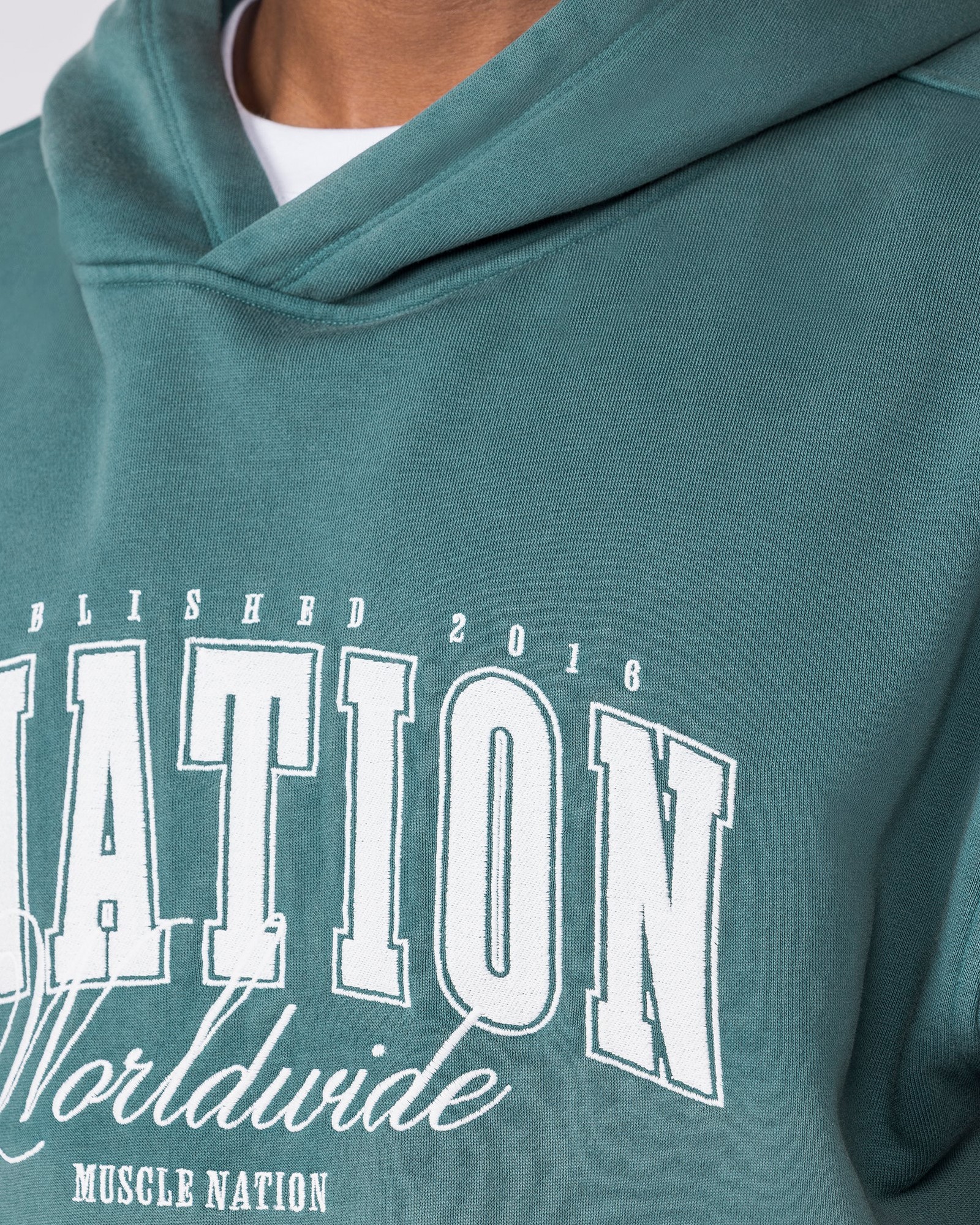 Worldclass Oversized Hoodie - Washed Leaf