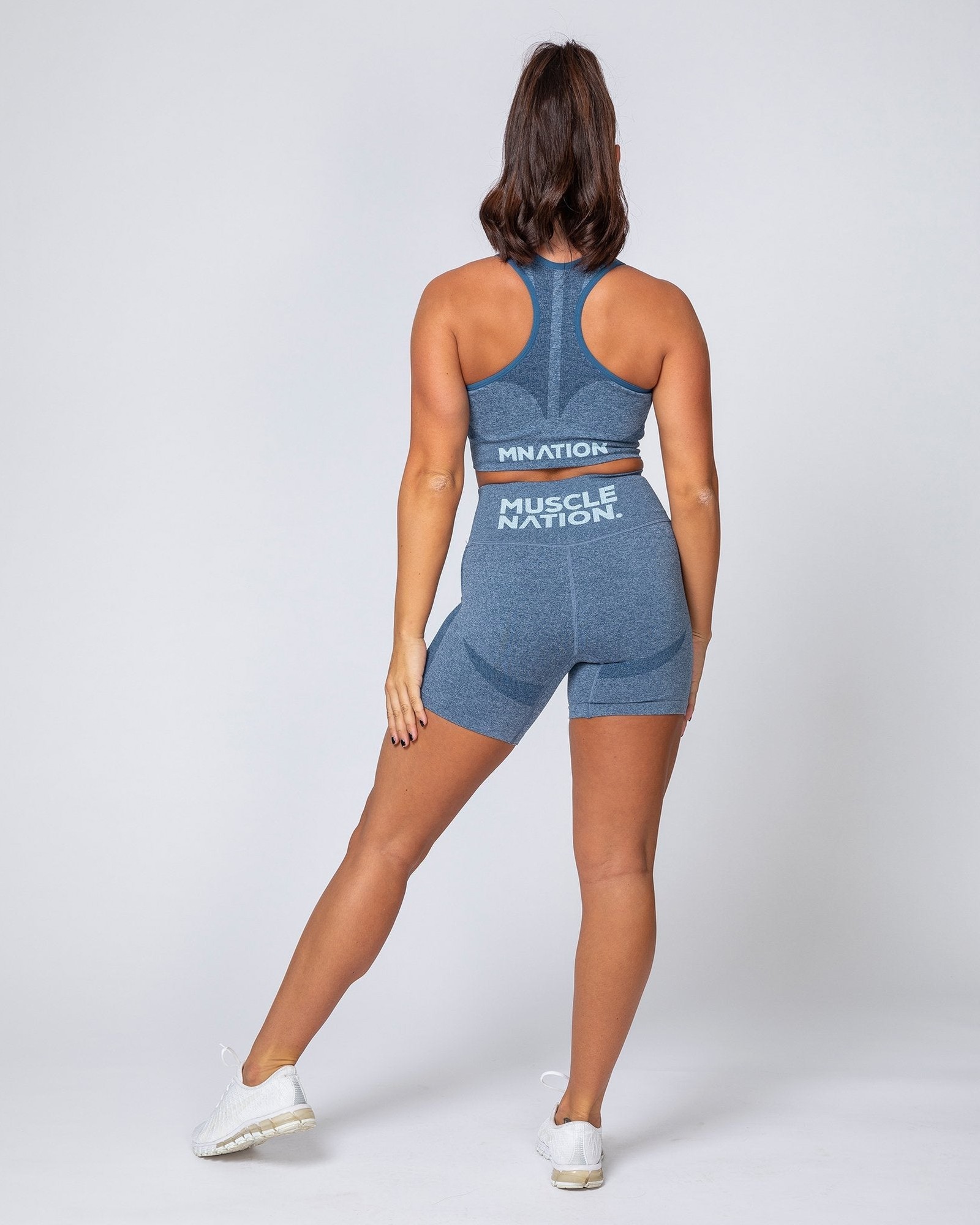 Comfort Seamless Bra - Navy Marl