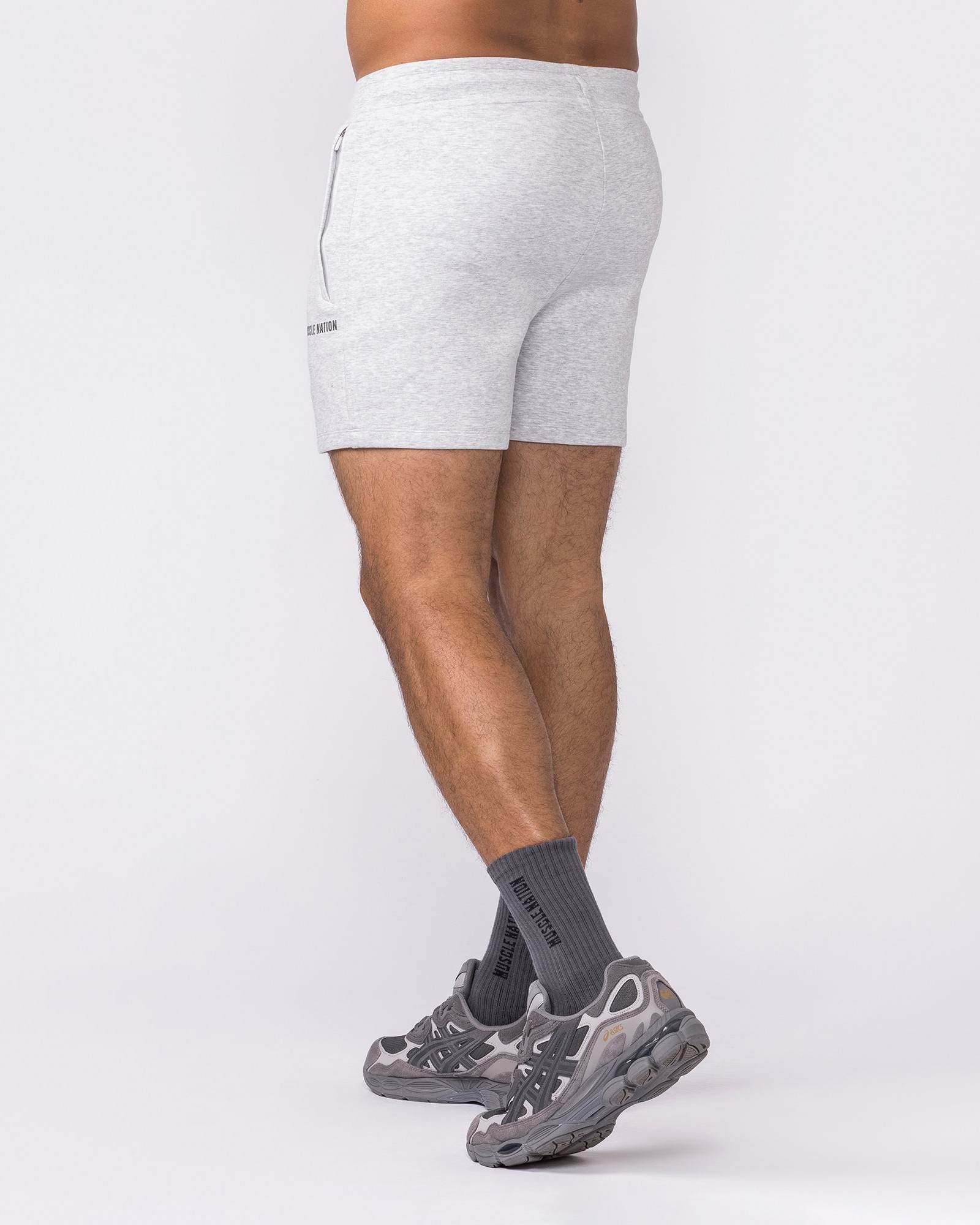 Essential Tech Shorts - Grey Marl