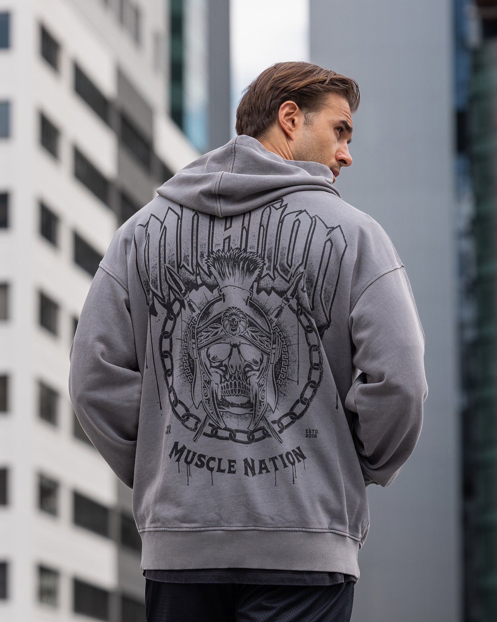 Spartan Vintage Hoodie - Washed Tornado