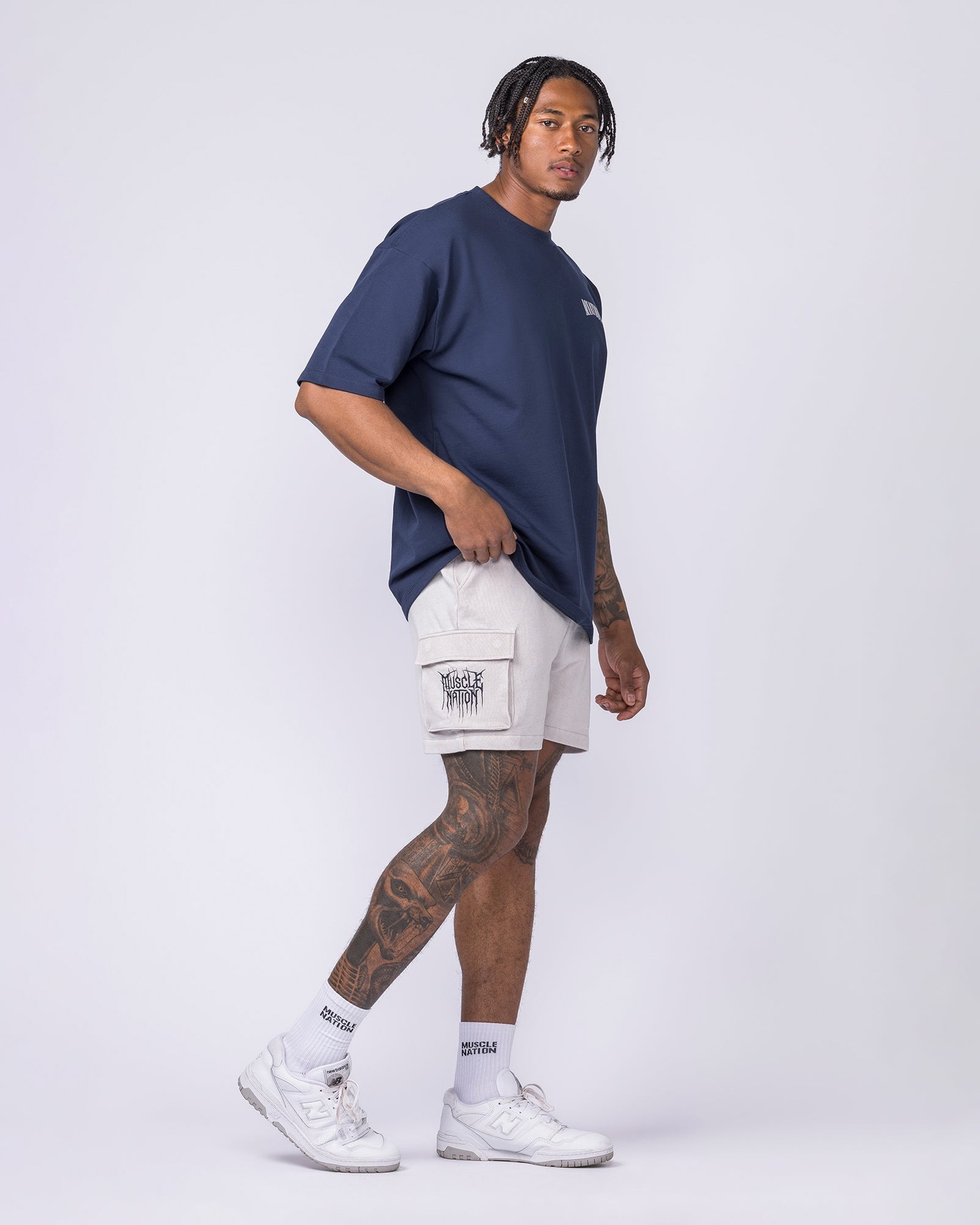 Weekender Vintage Cargo 5" Shorts - Washed Cream