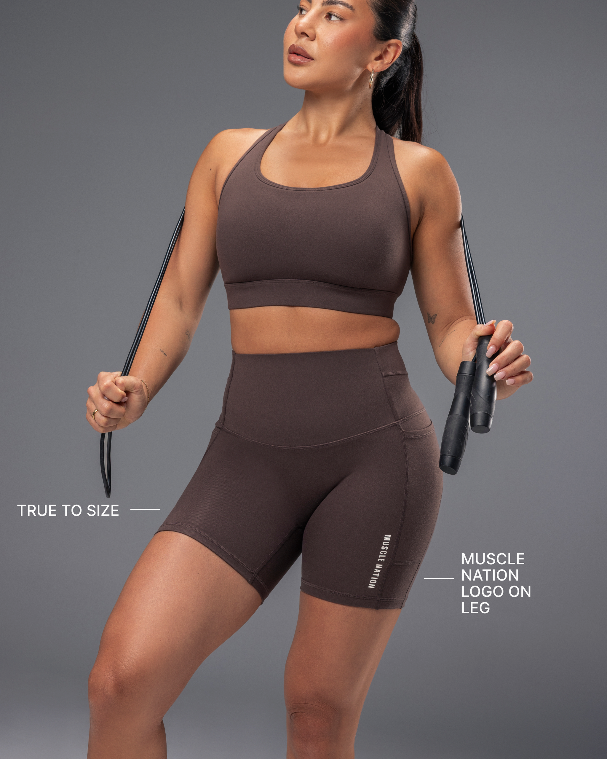Unrivalled Everyday Pocket Bike Shorts - Cola