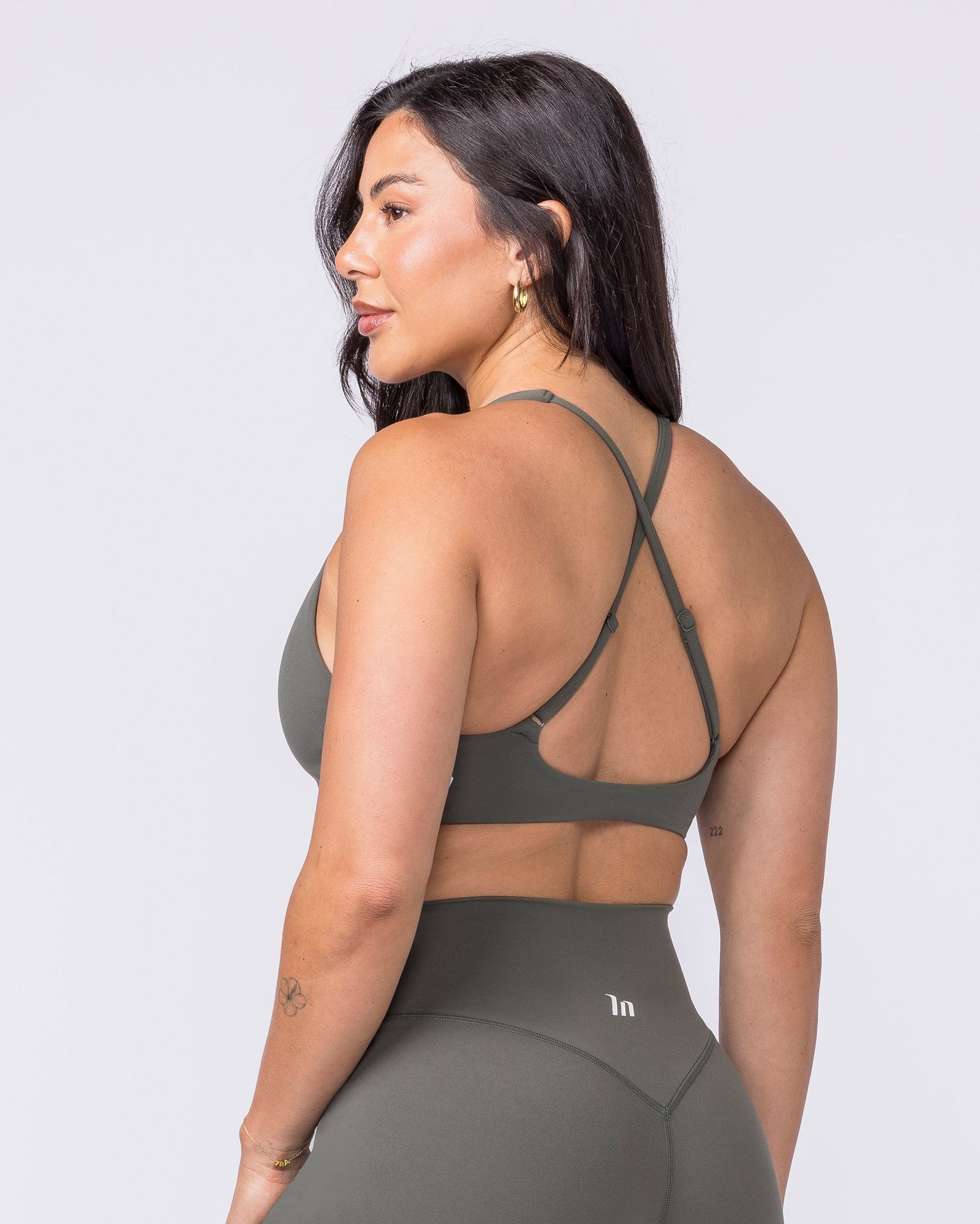 Liberty Lustre Bralette - Eucalyptus