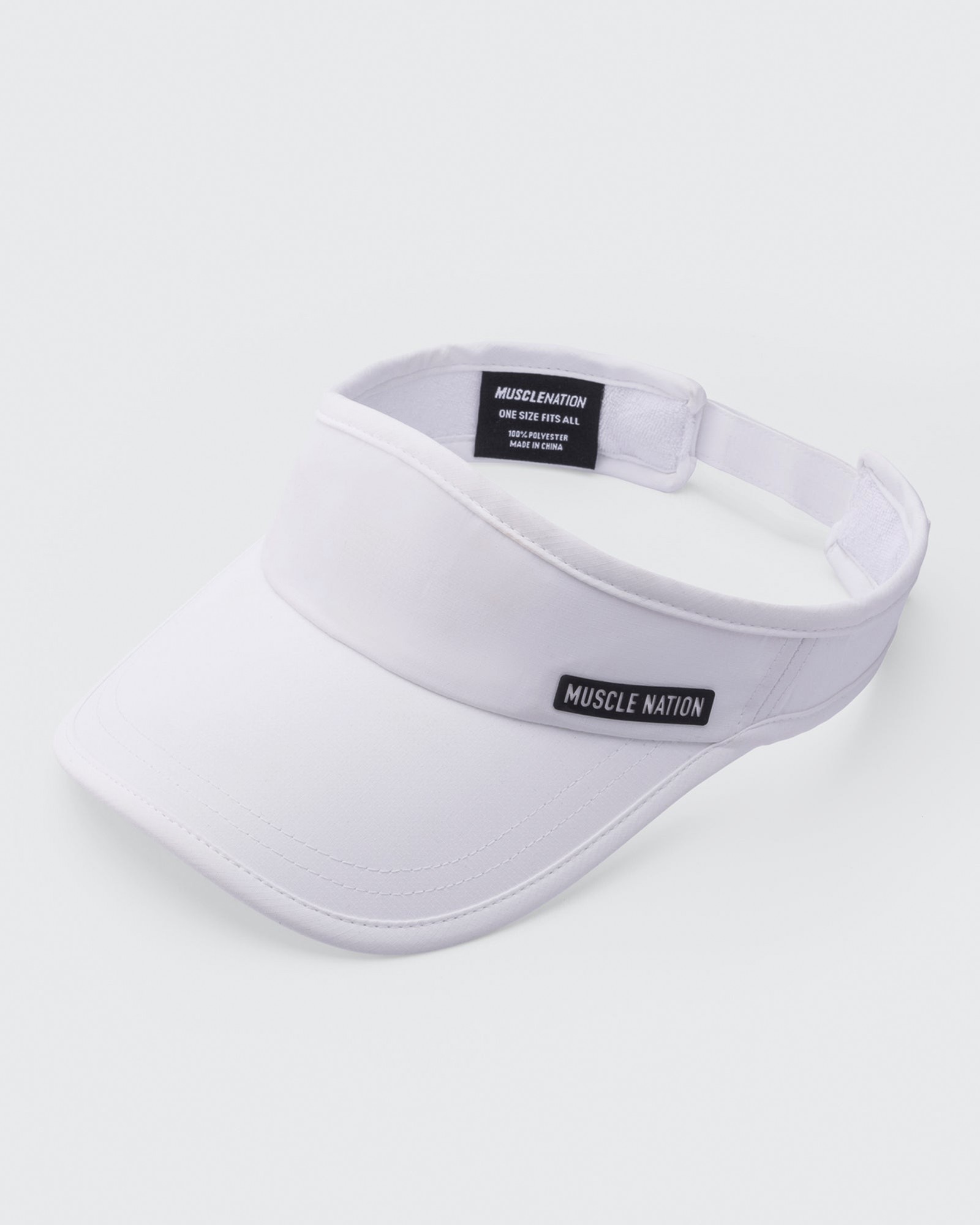 Muscle Nation Active Visor - White
