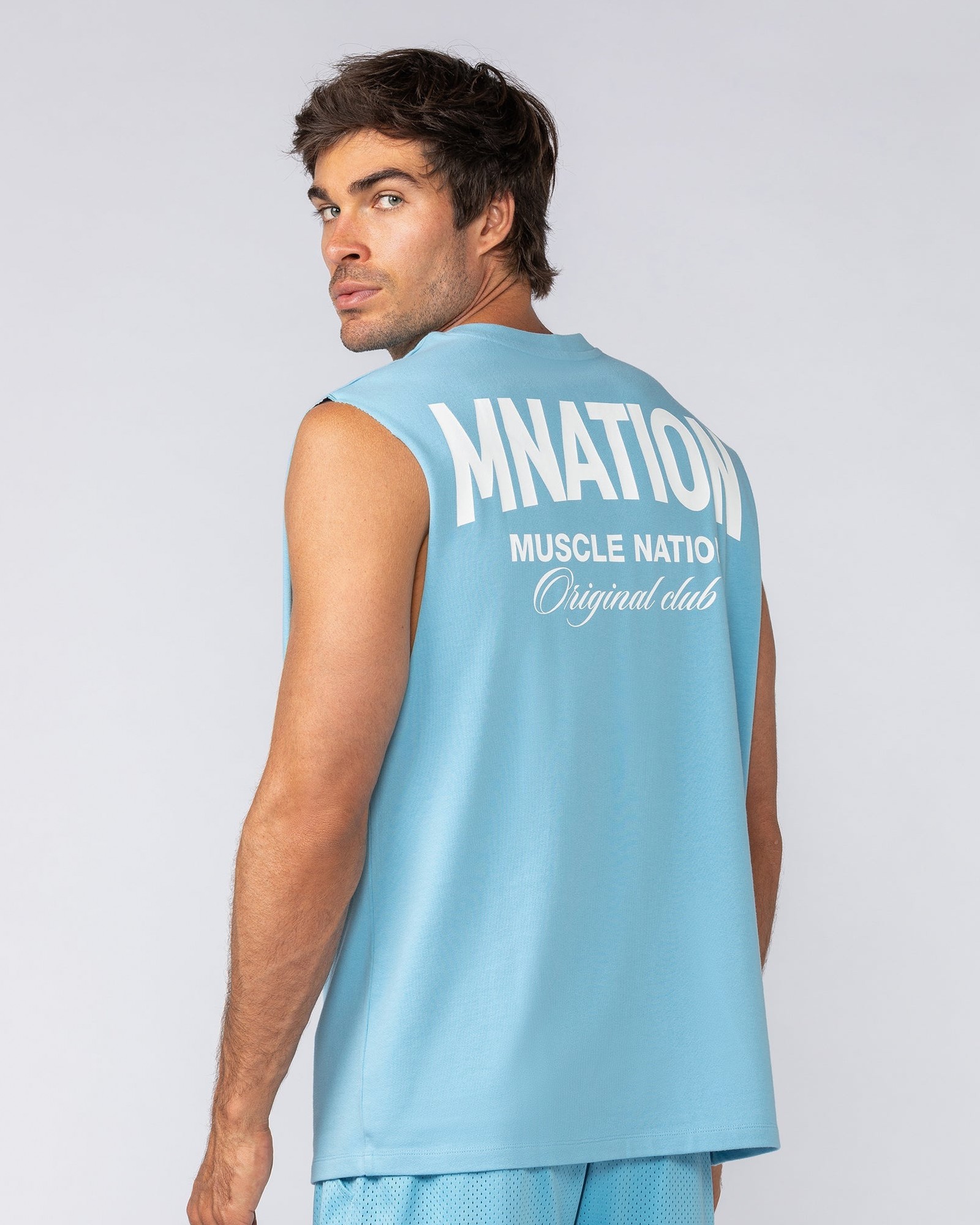 Heritage Muscle Tank - Light Blue