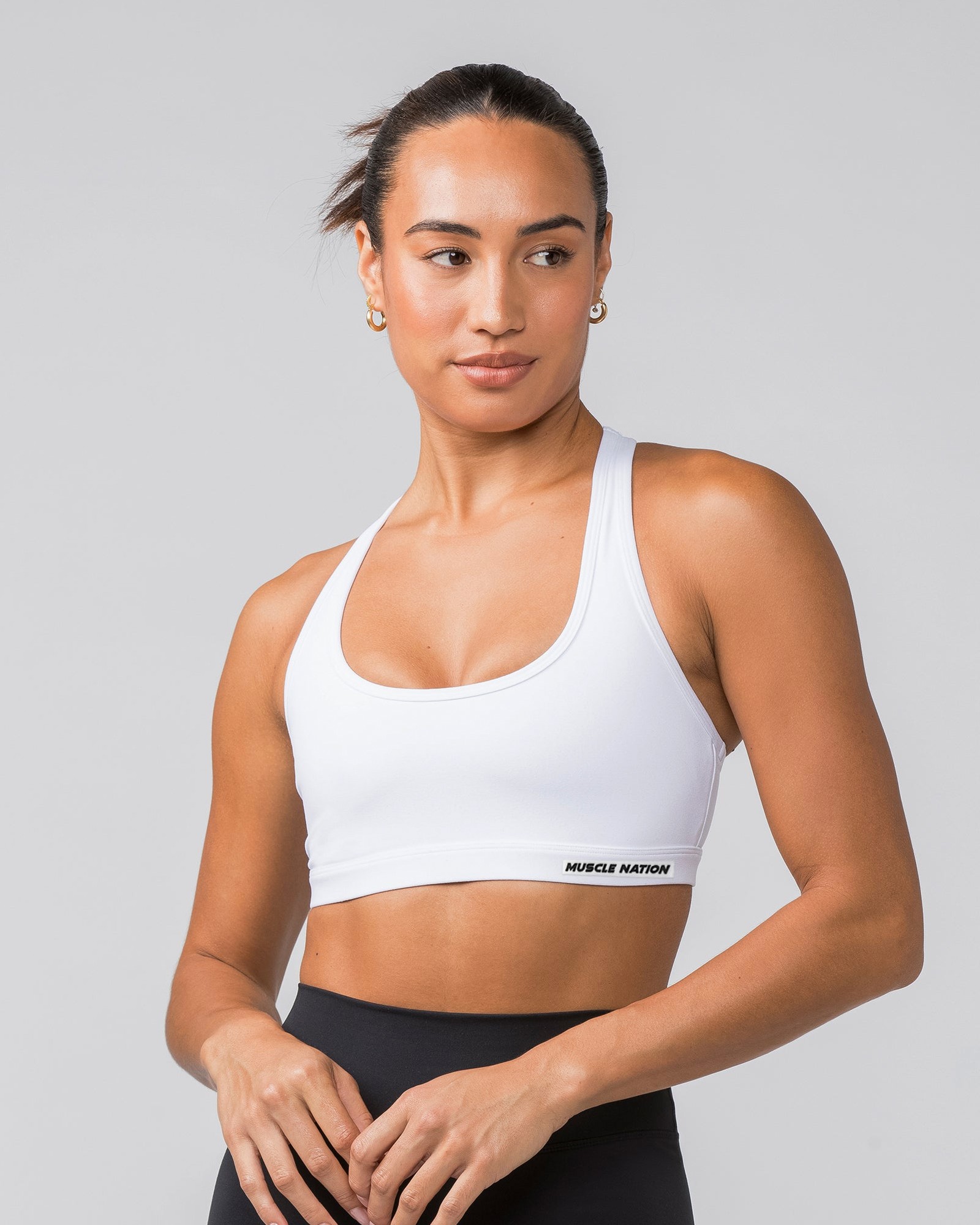 Drew Bra - White / White
