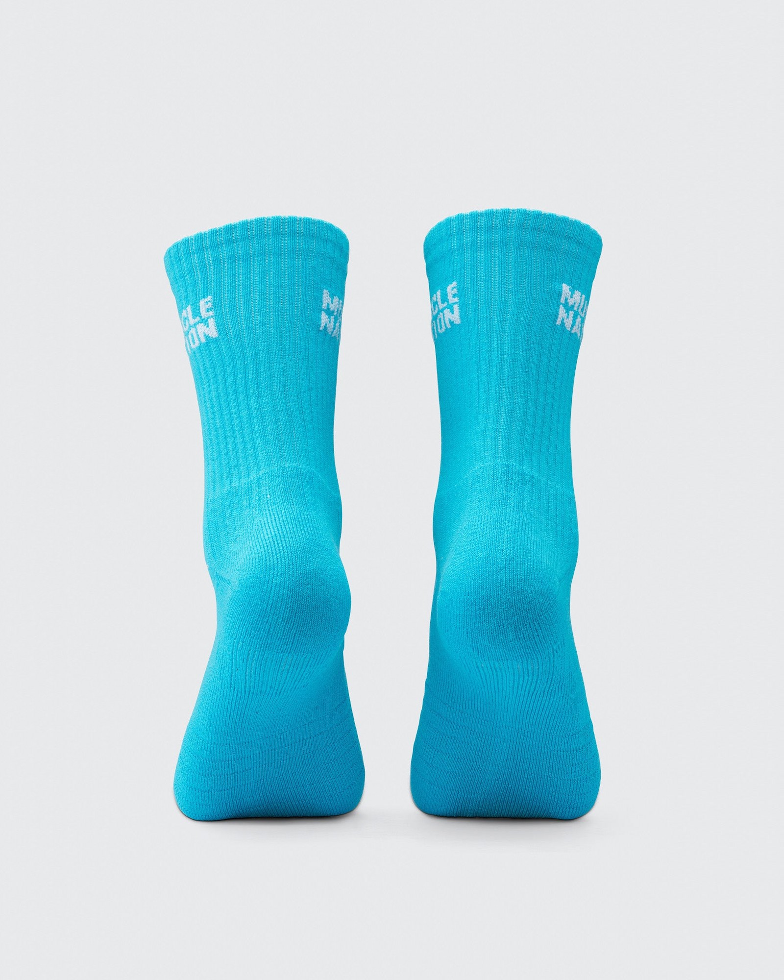 Mens Essential Crew Socks (3x Pack) - Navy / Hawaiian Blue / Off White