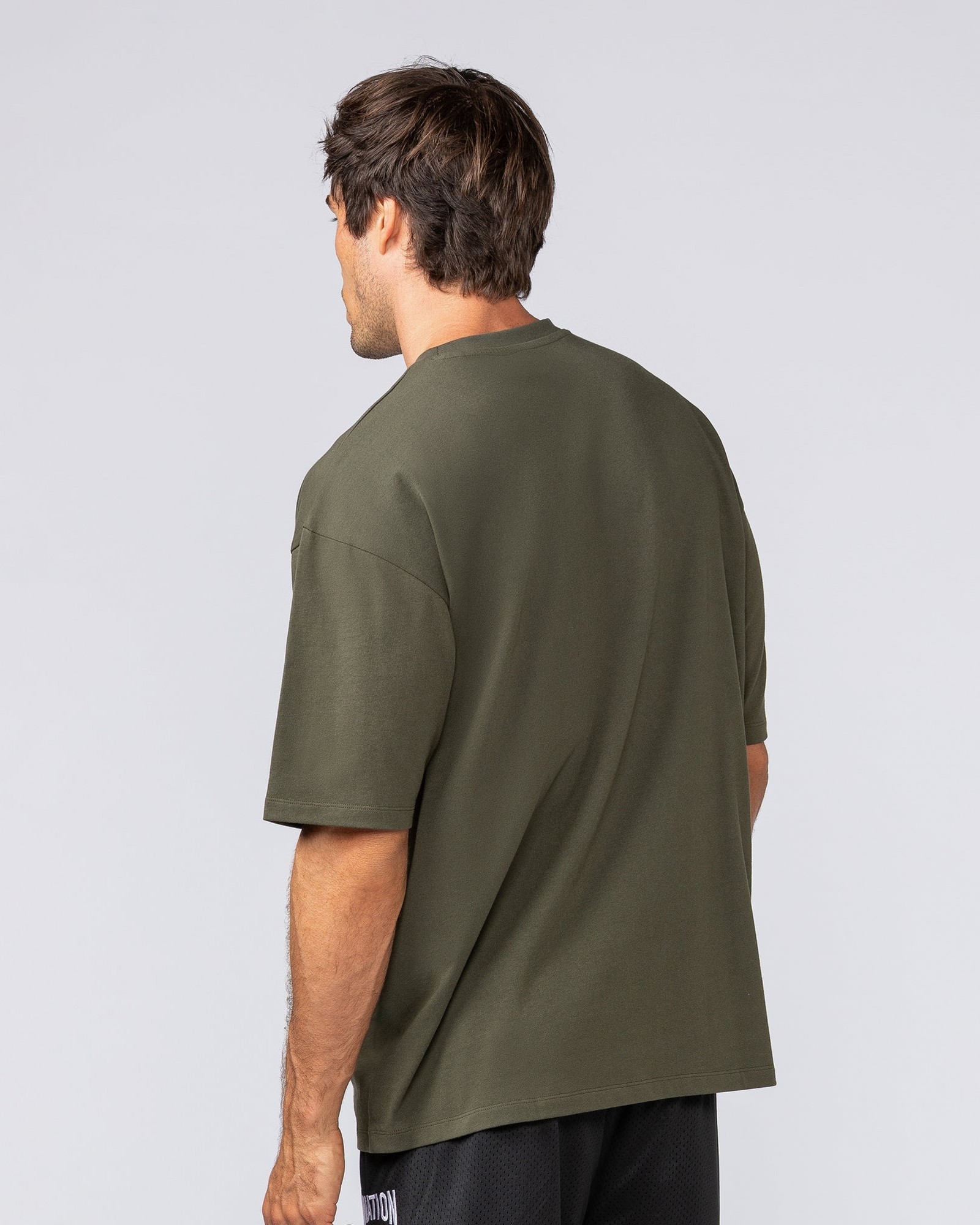 Metal Oversized Tee - Dark Khaki