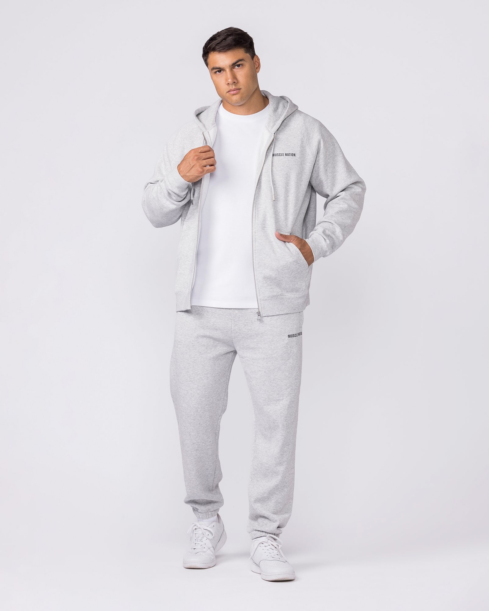 Essential Trackies - Grey Marl