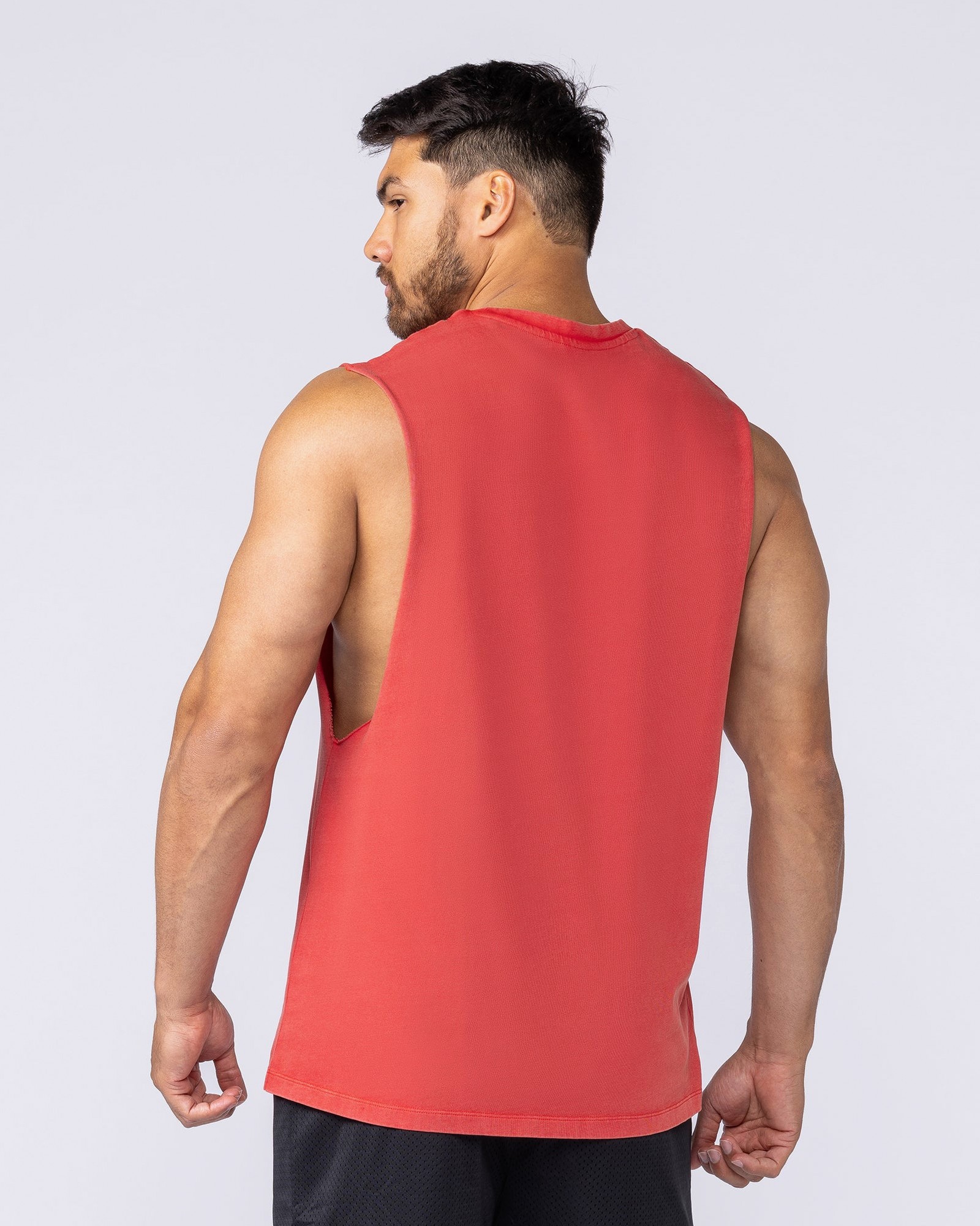 Vintage Training Drop Arm Tank - Washed Red