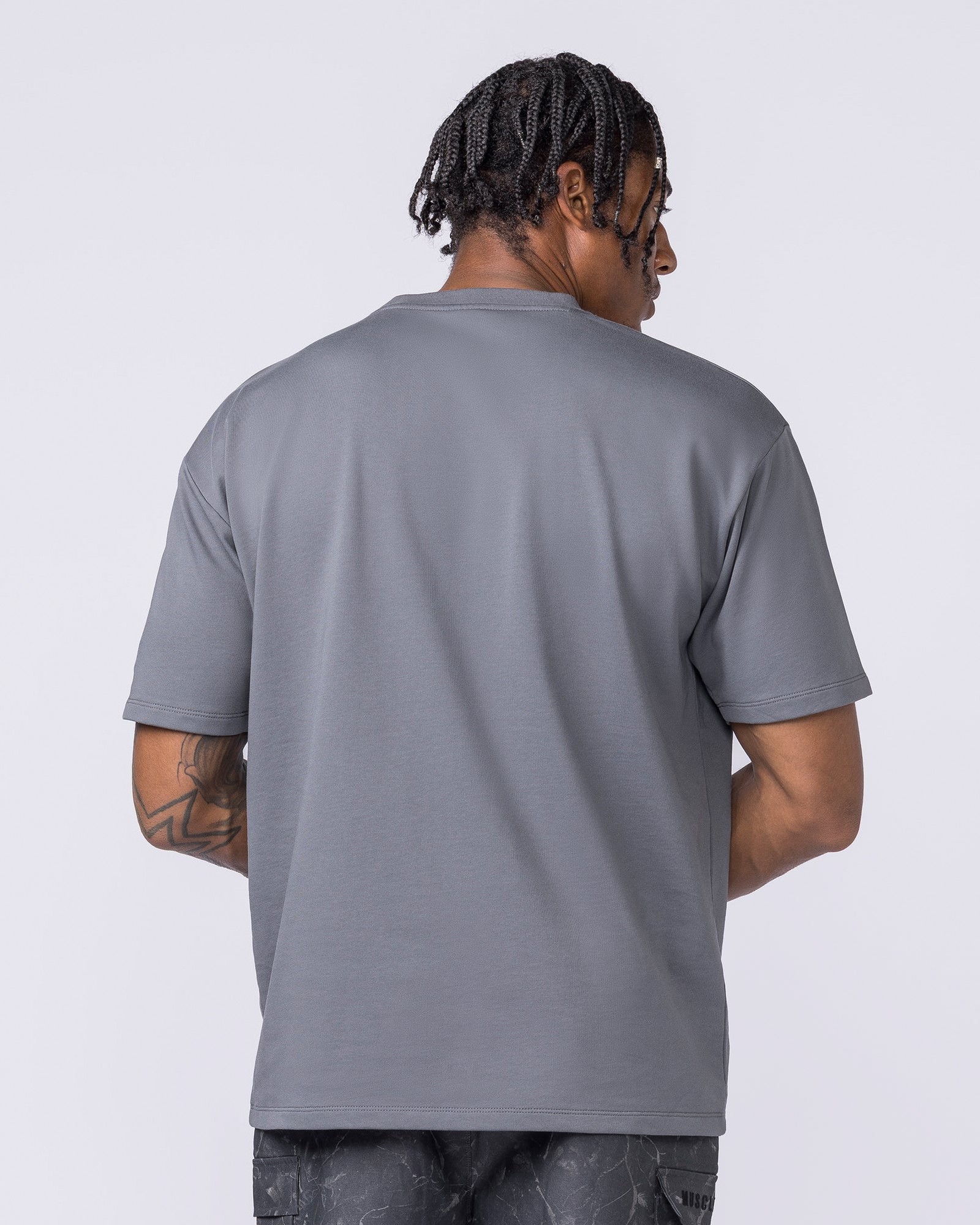 Essential Regular Fit Tee - Mid Grey
