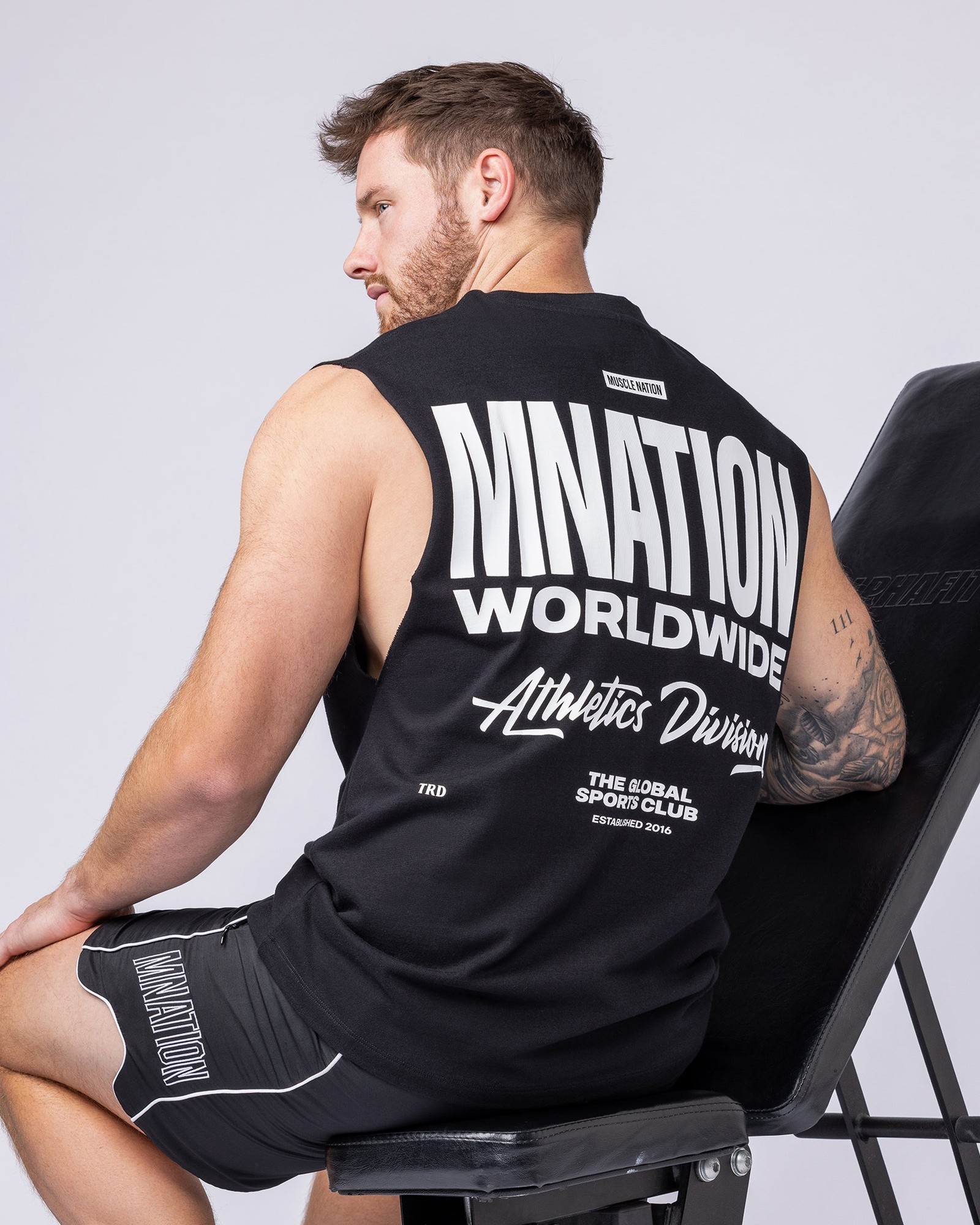 Athletic Division Muscle Tank - Black