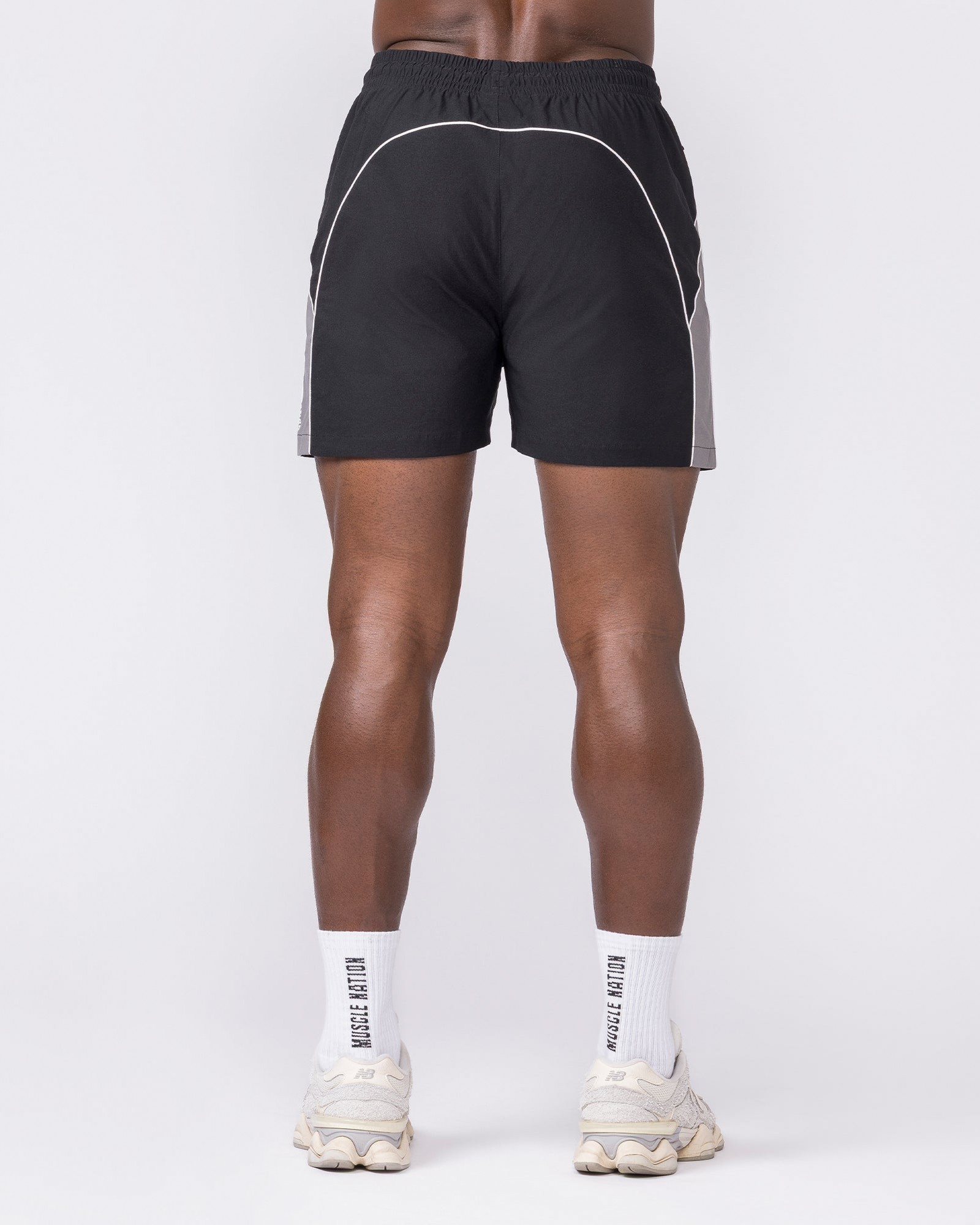 Command Windbreaker Shorts - Black