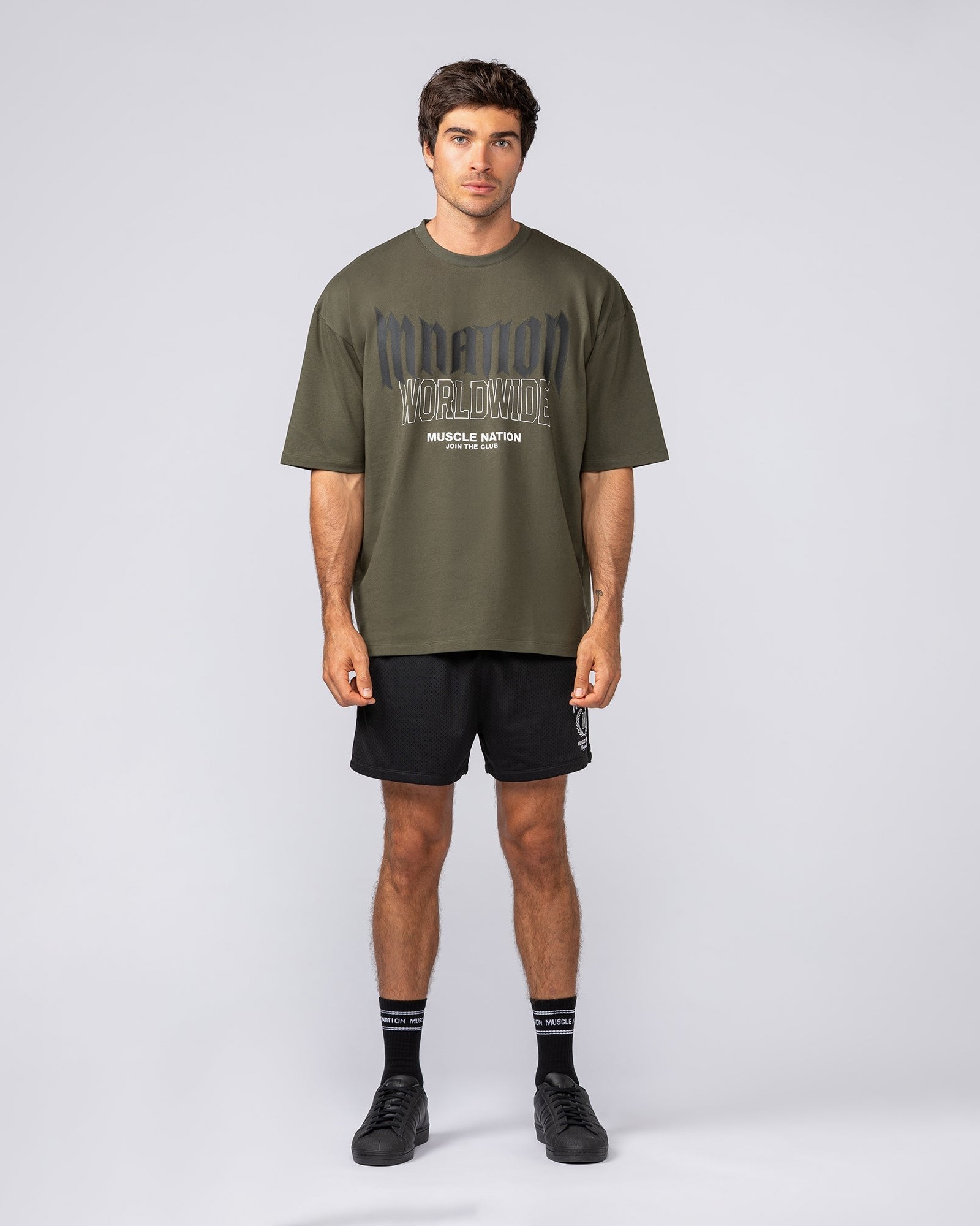 Heritage Crest Lay Up 3.5" Shorts - Black