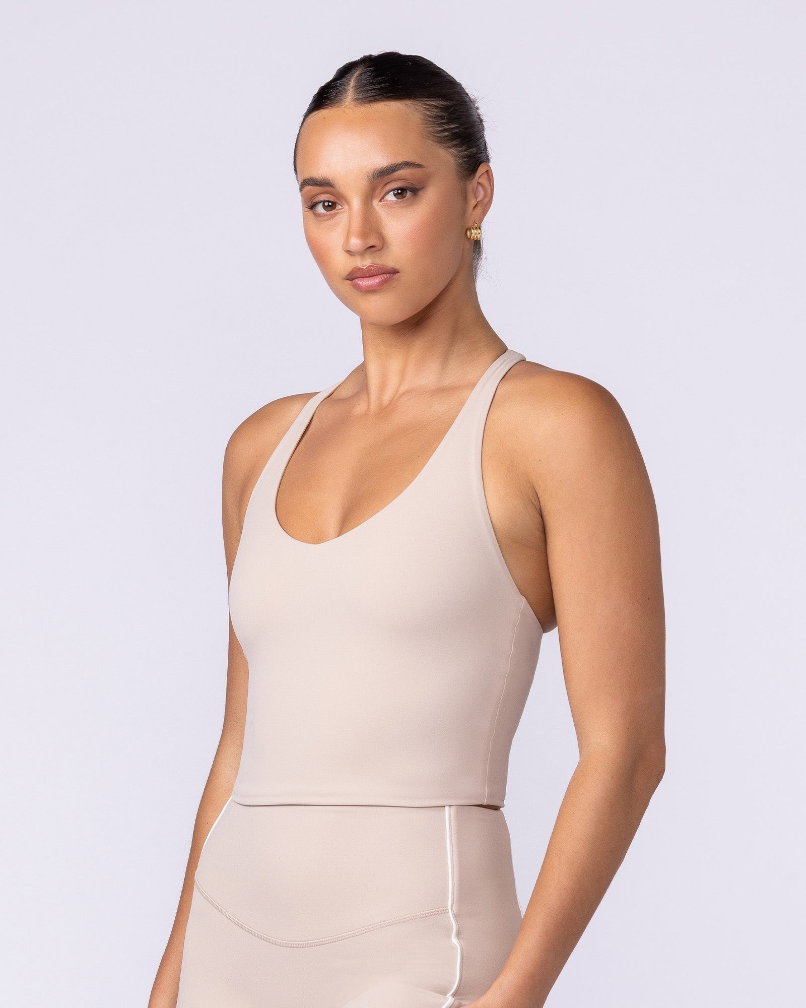 Active Form Cropped Tank - Sand