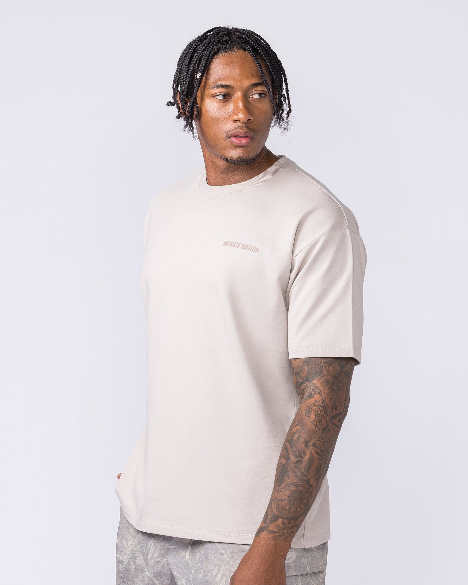 Essential Regular Fit Tee - Cream