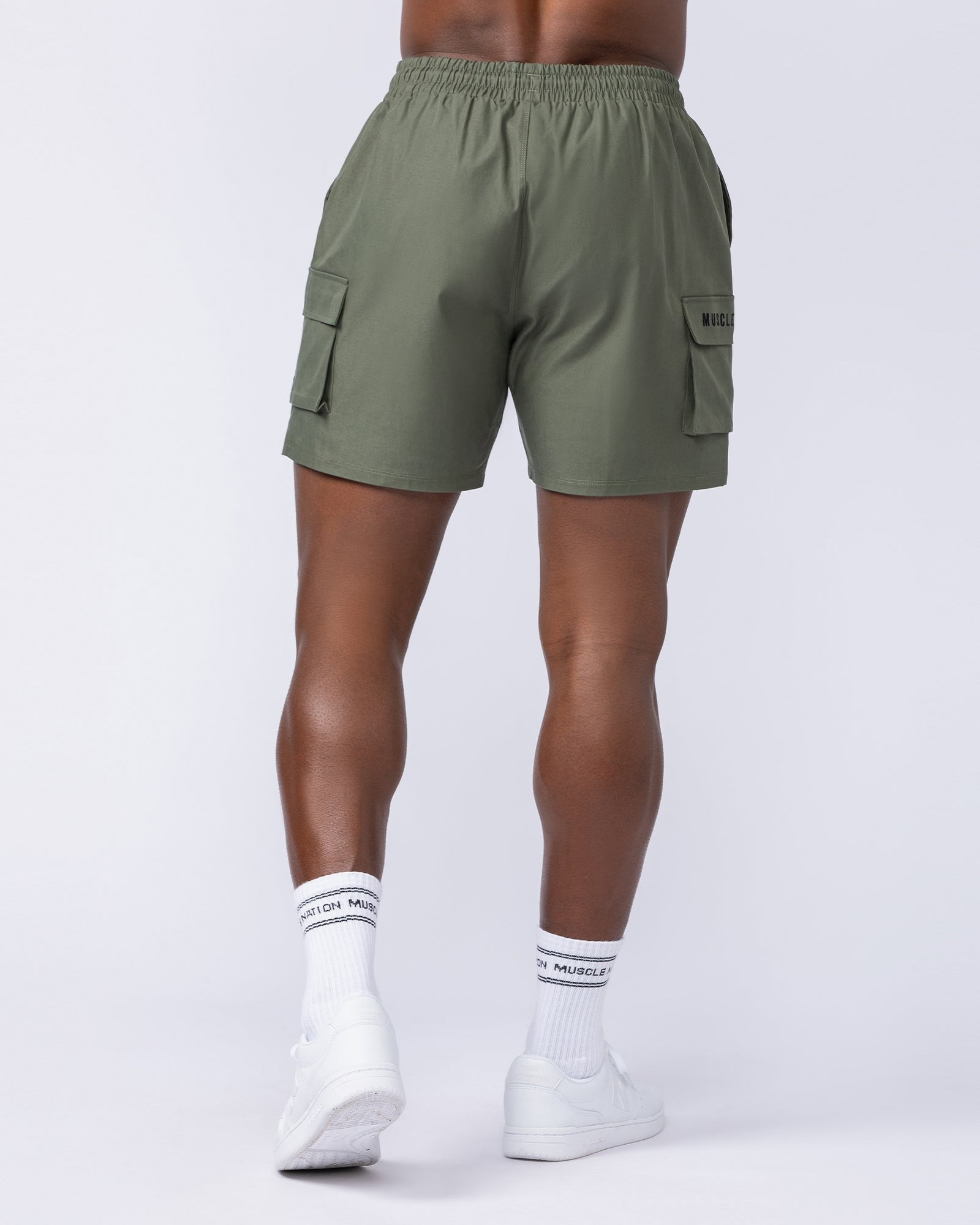 Daily Cargo 5" Shorts - Dark Khaki (Silicon Logo)