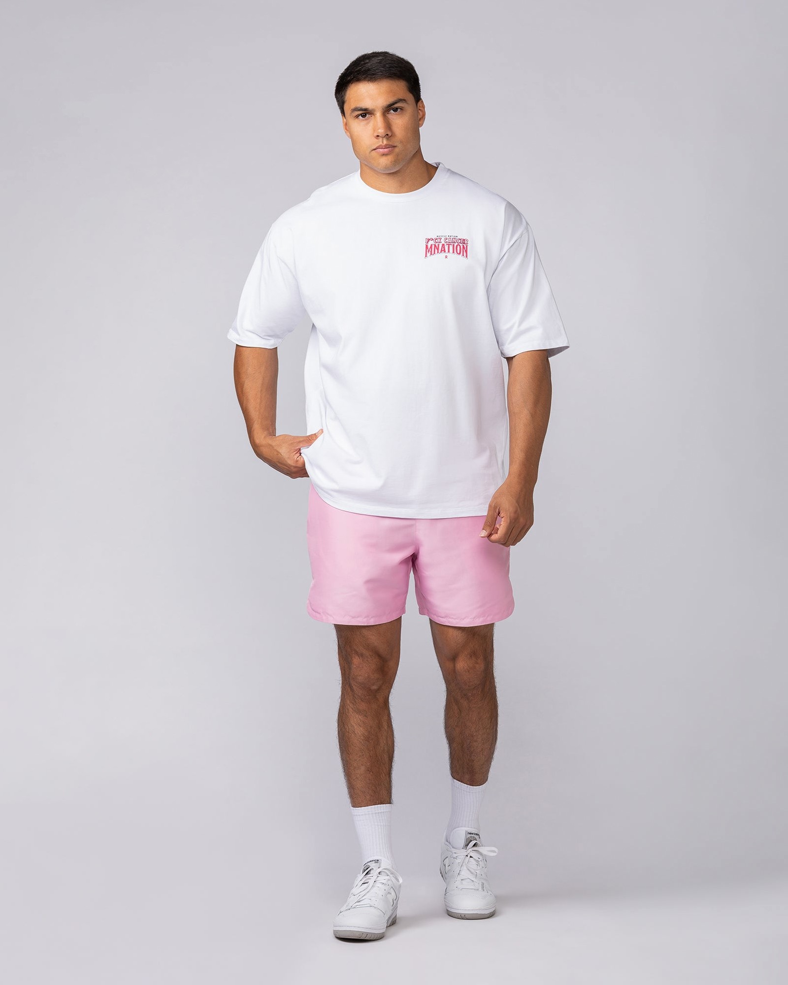 F*ck Cancer Oversized Tee - White