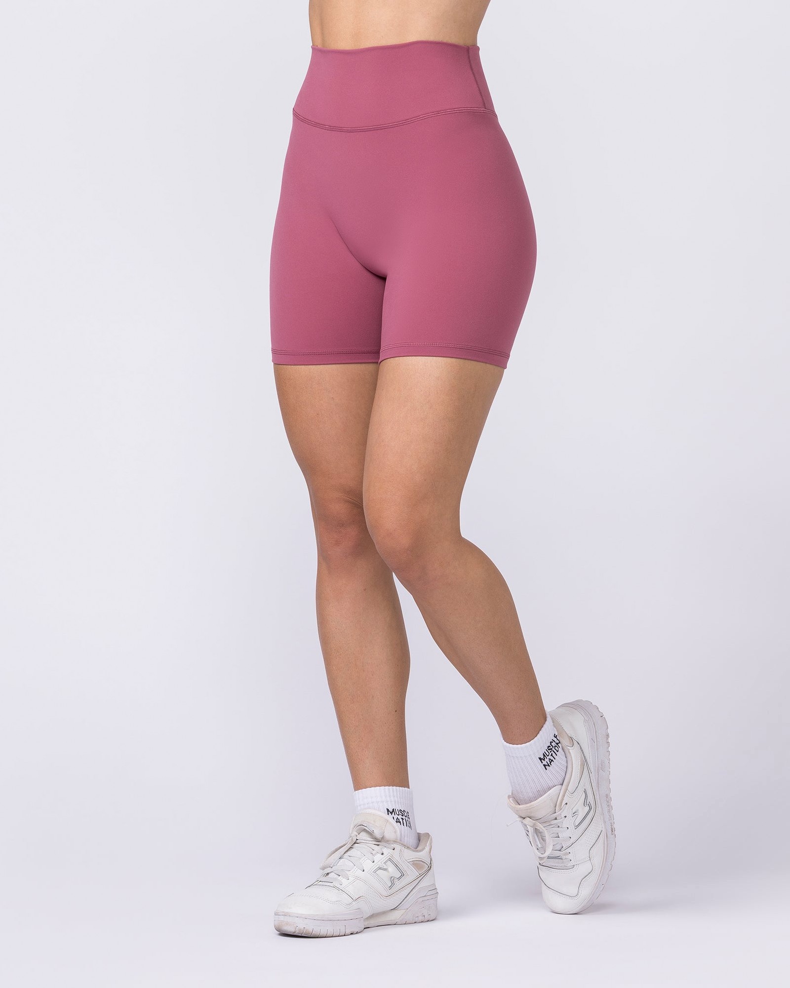 Liberty High Rise Bike Shorts - Maple