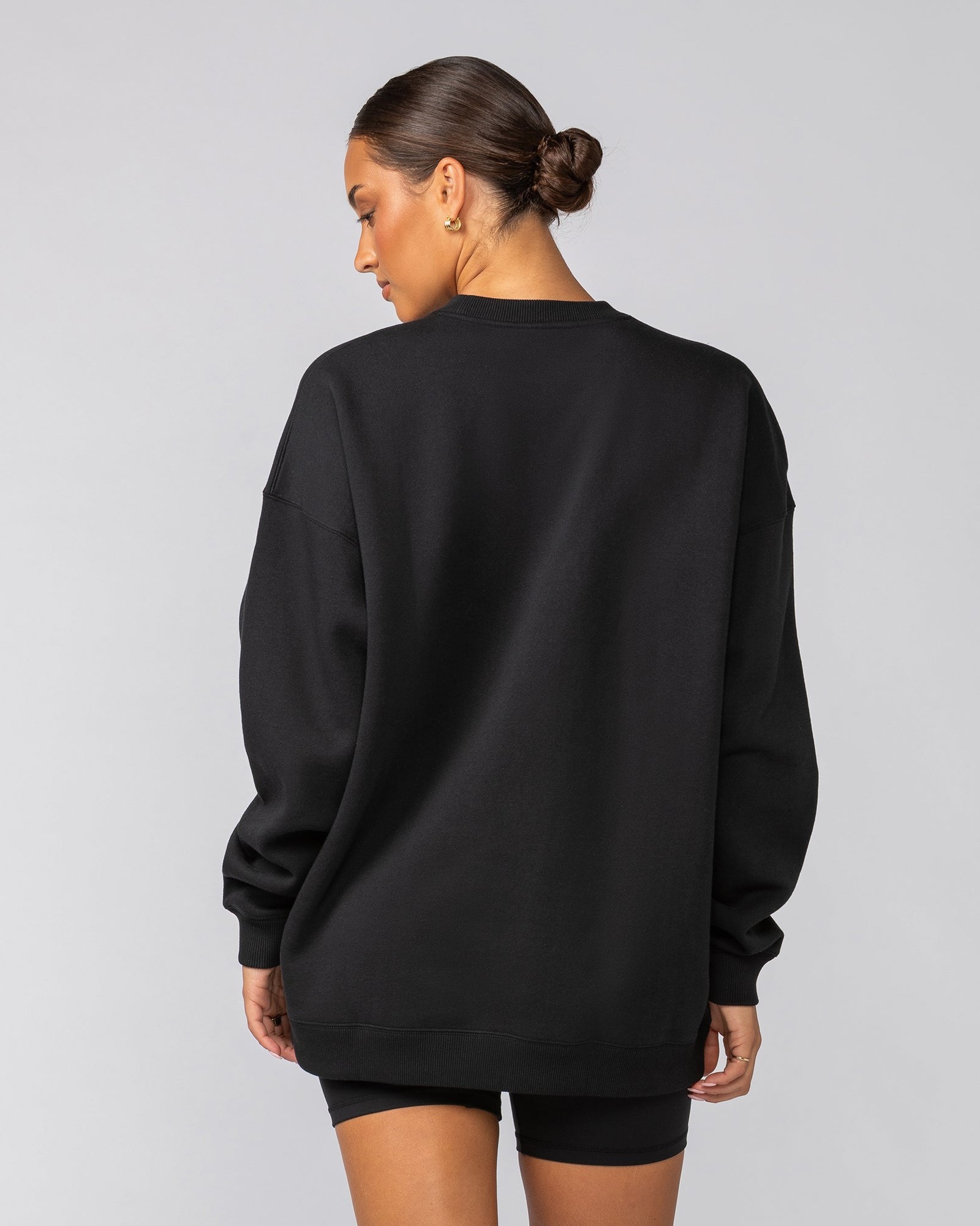 Athletics Oversized Pullover - Black
