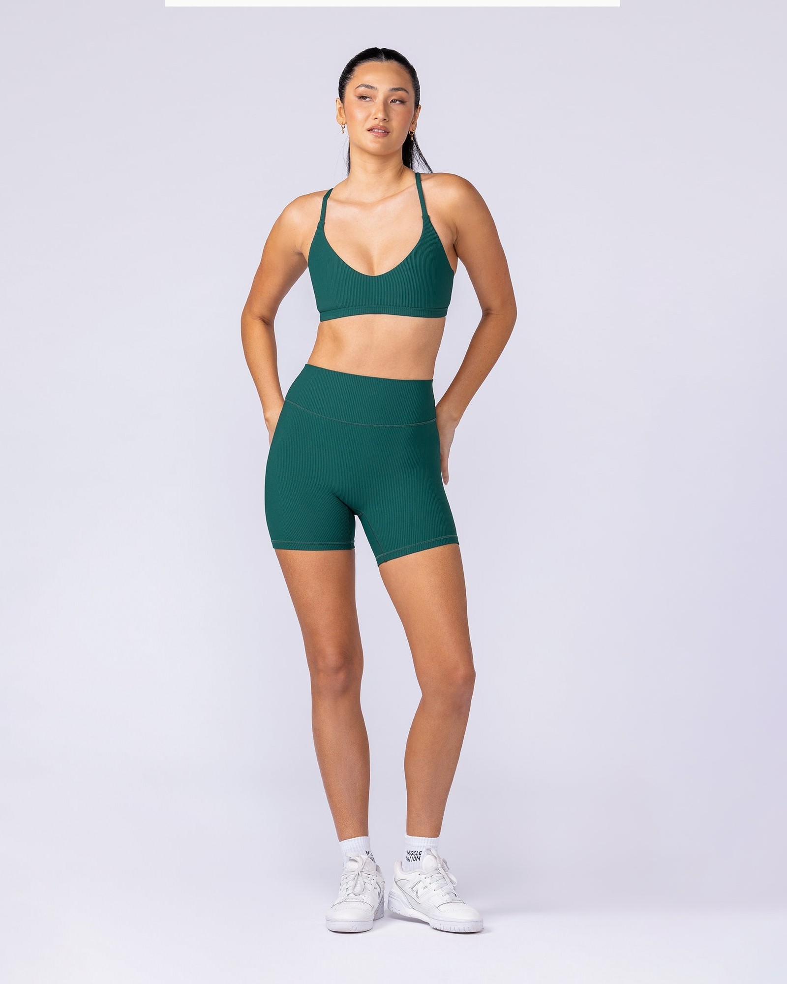 Fantasy Rib Bralette - Evergreen