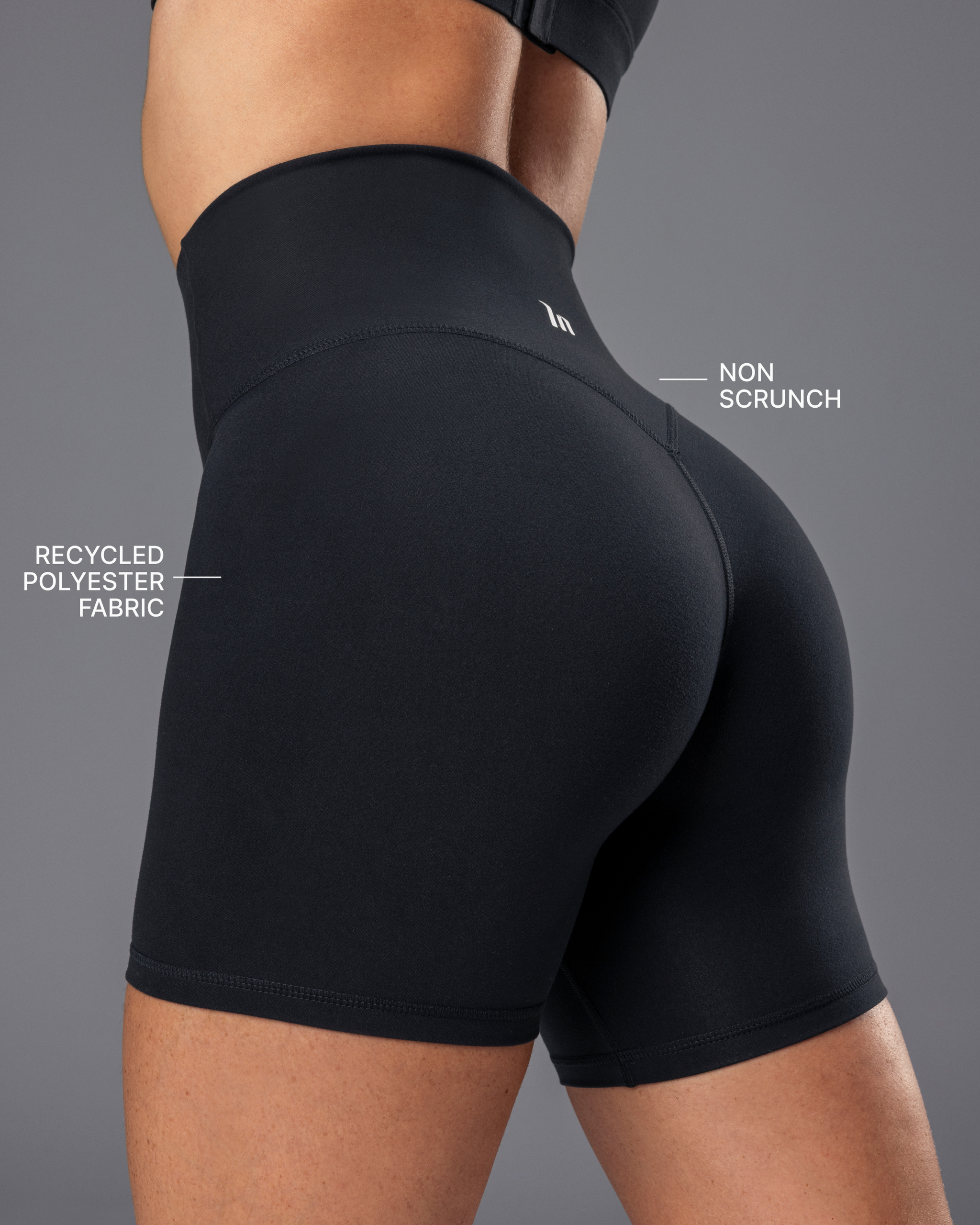 Unrivalled Bare Bike Shorts - Black