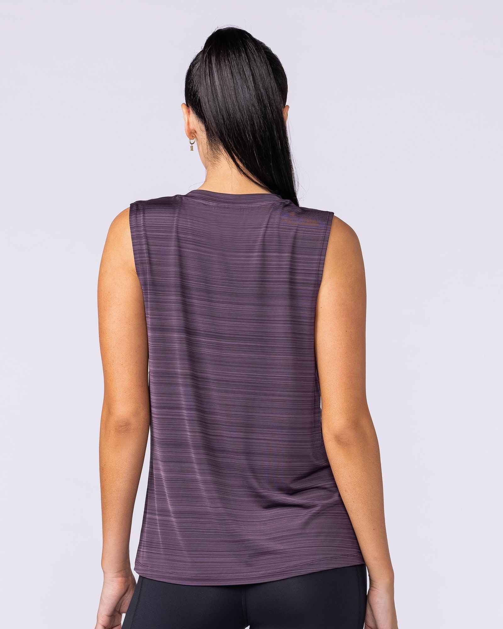 Active Drop Arm Training Tank - Midnight Plum