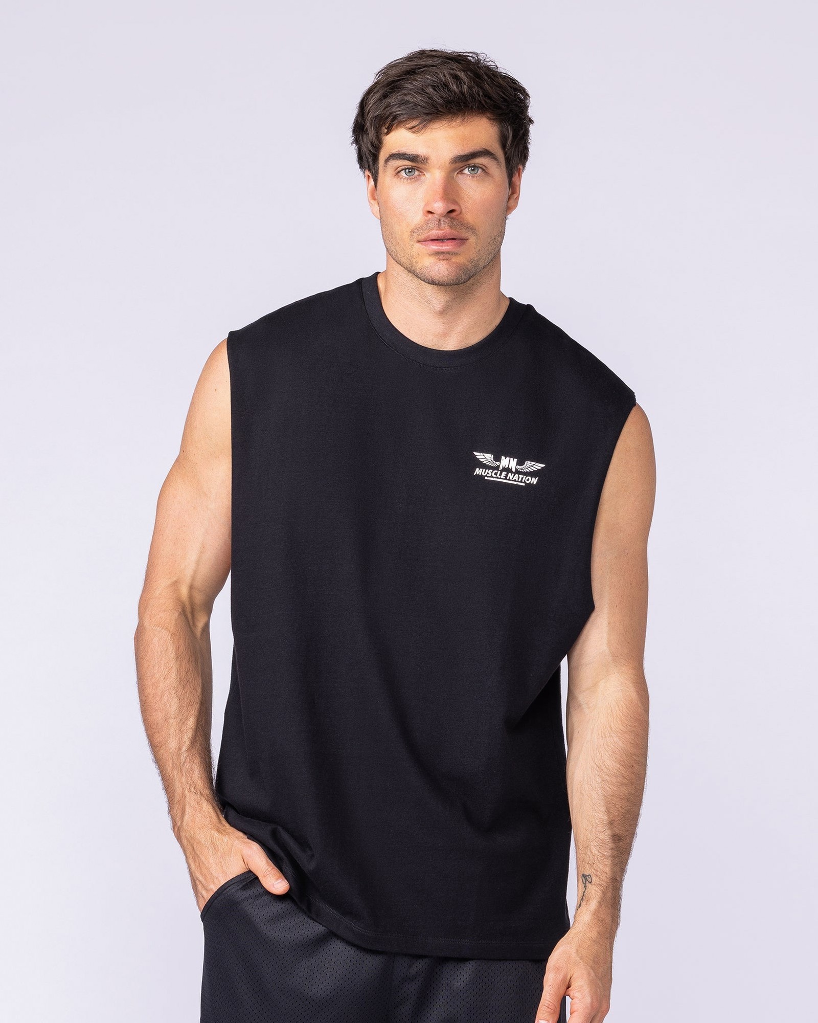 Archives Muscle Tank - Black
