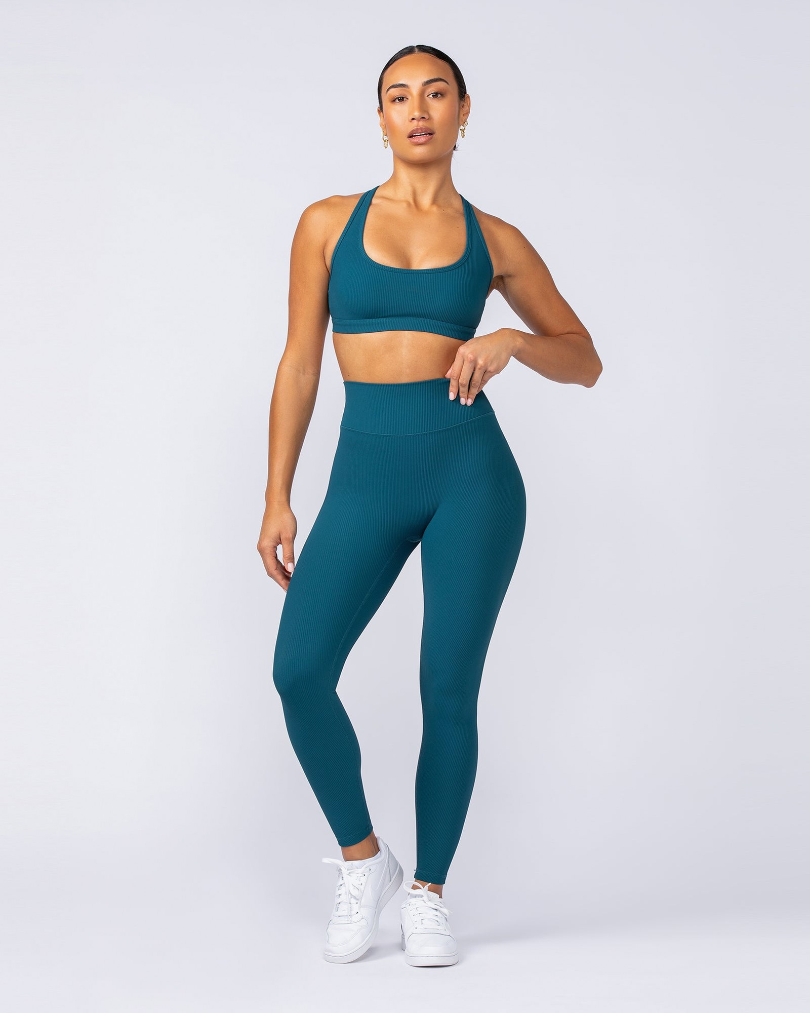 Drew Rib Bra - Dark Marine