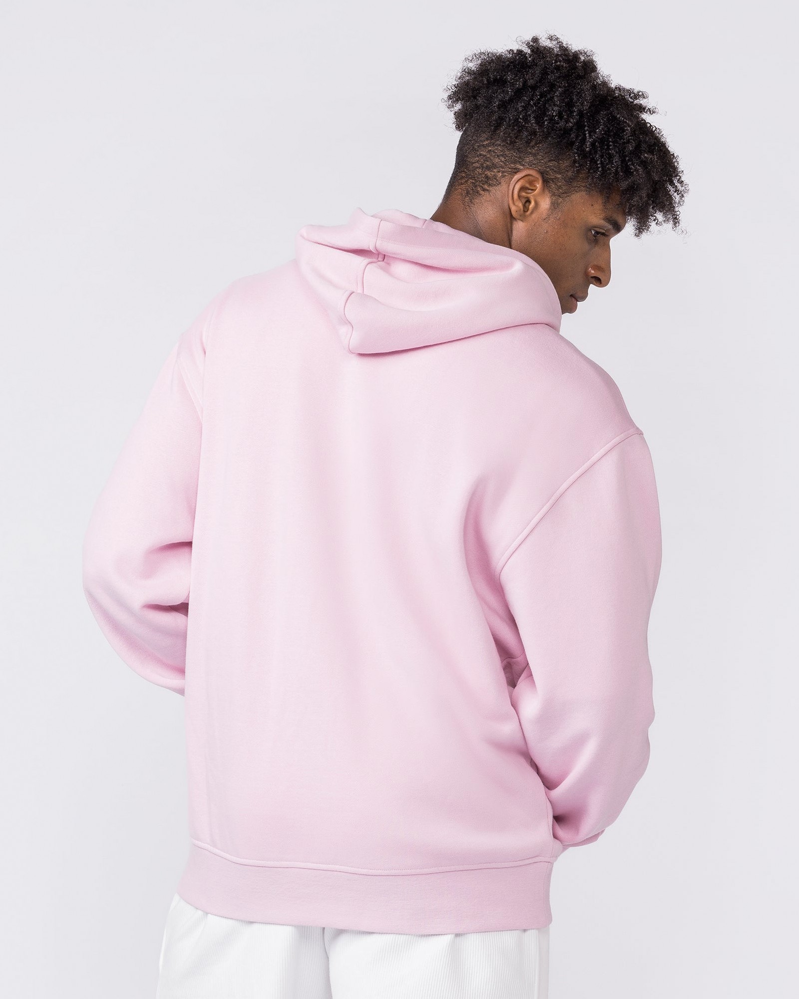 Worldclass Oversized Hoodie - Washed Powder Pink