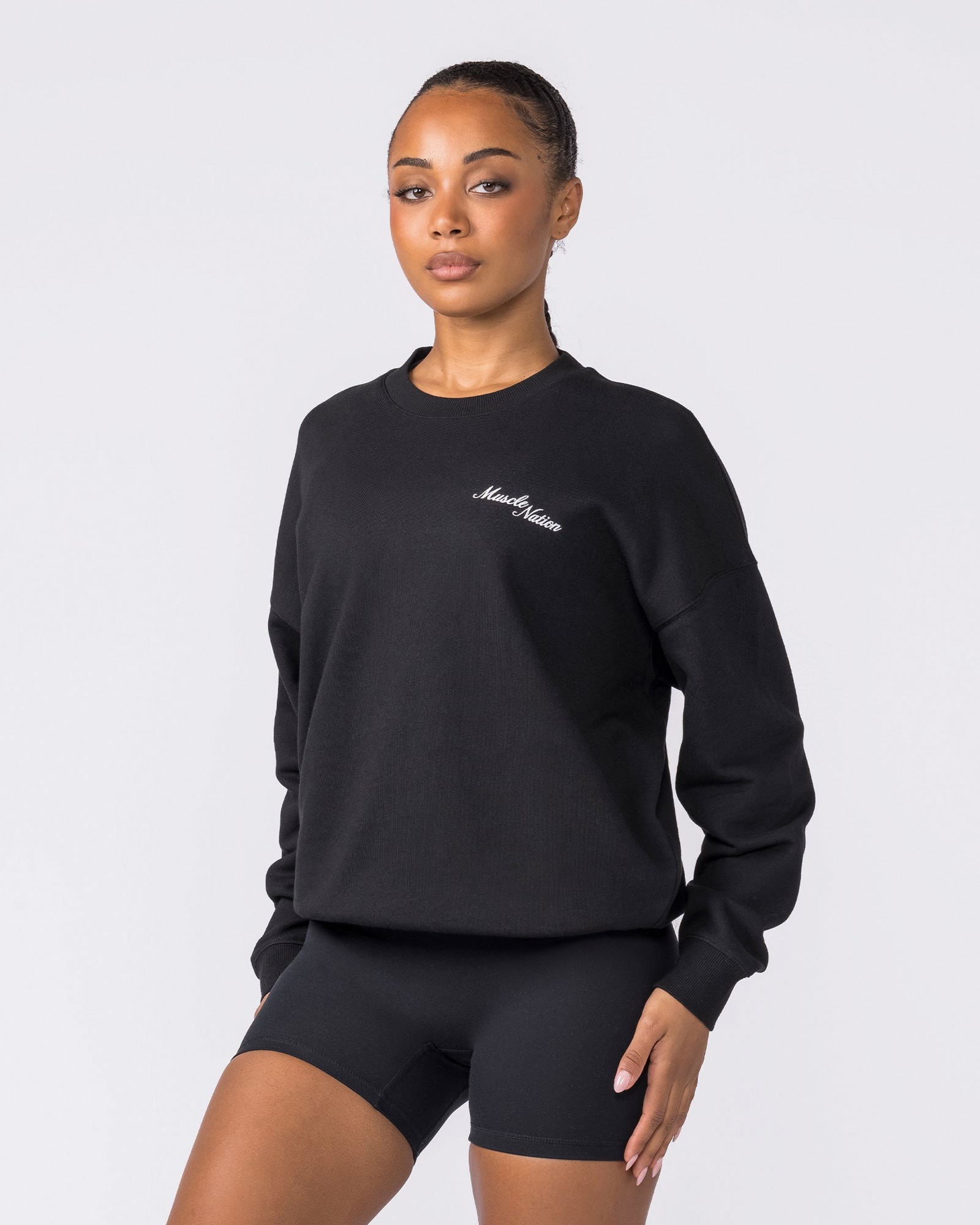 Collective Boxy Pullover - Black