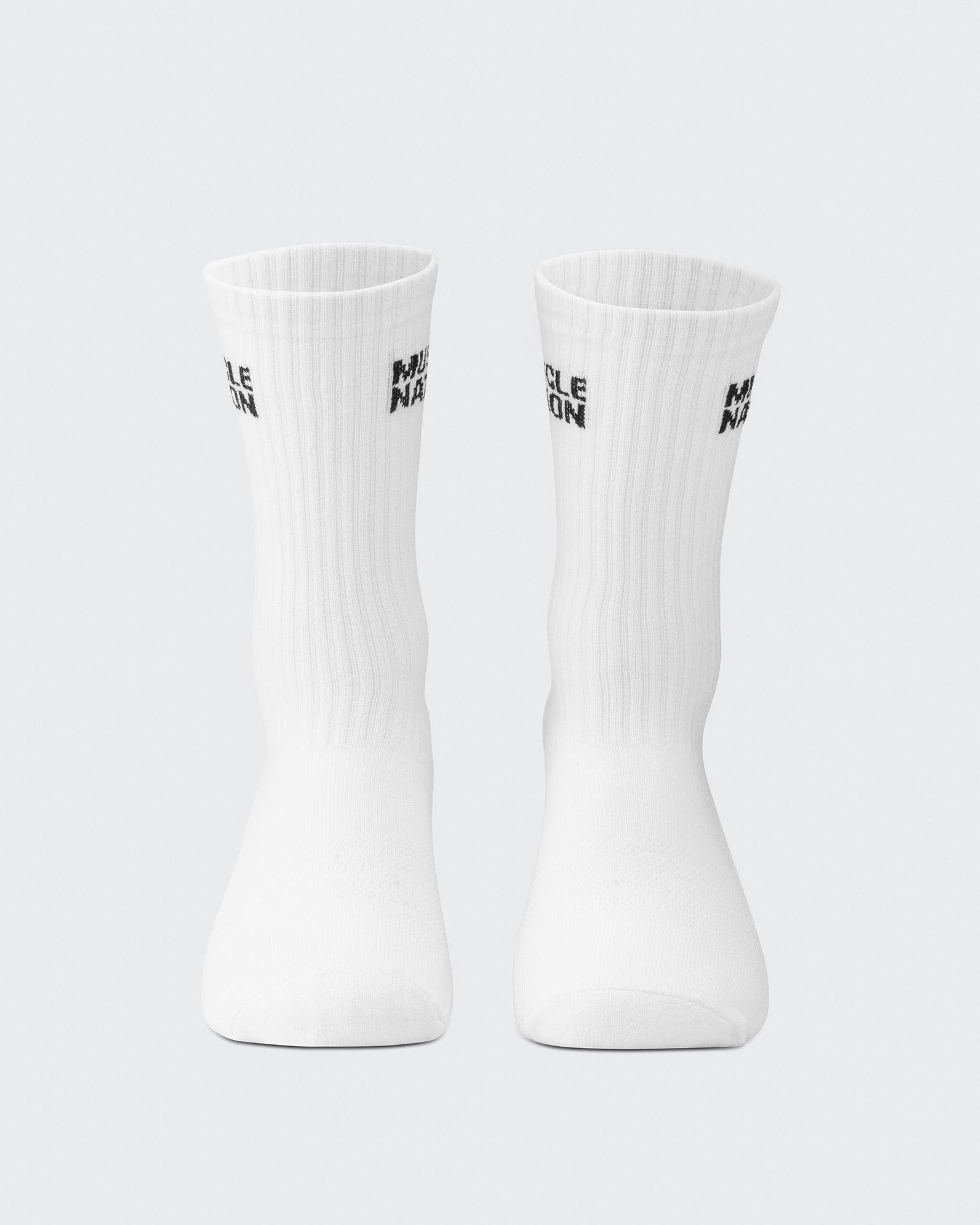 Mens Essential Crew Socks (2x Pack) - White