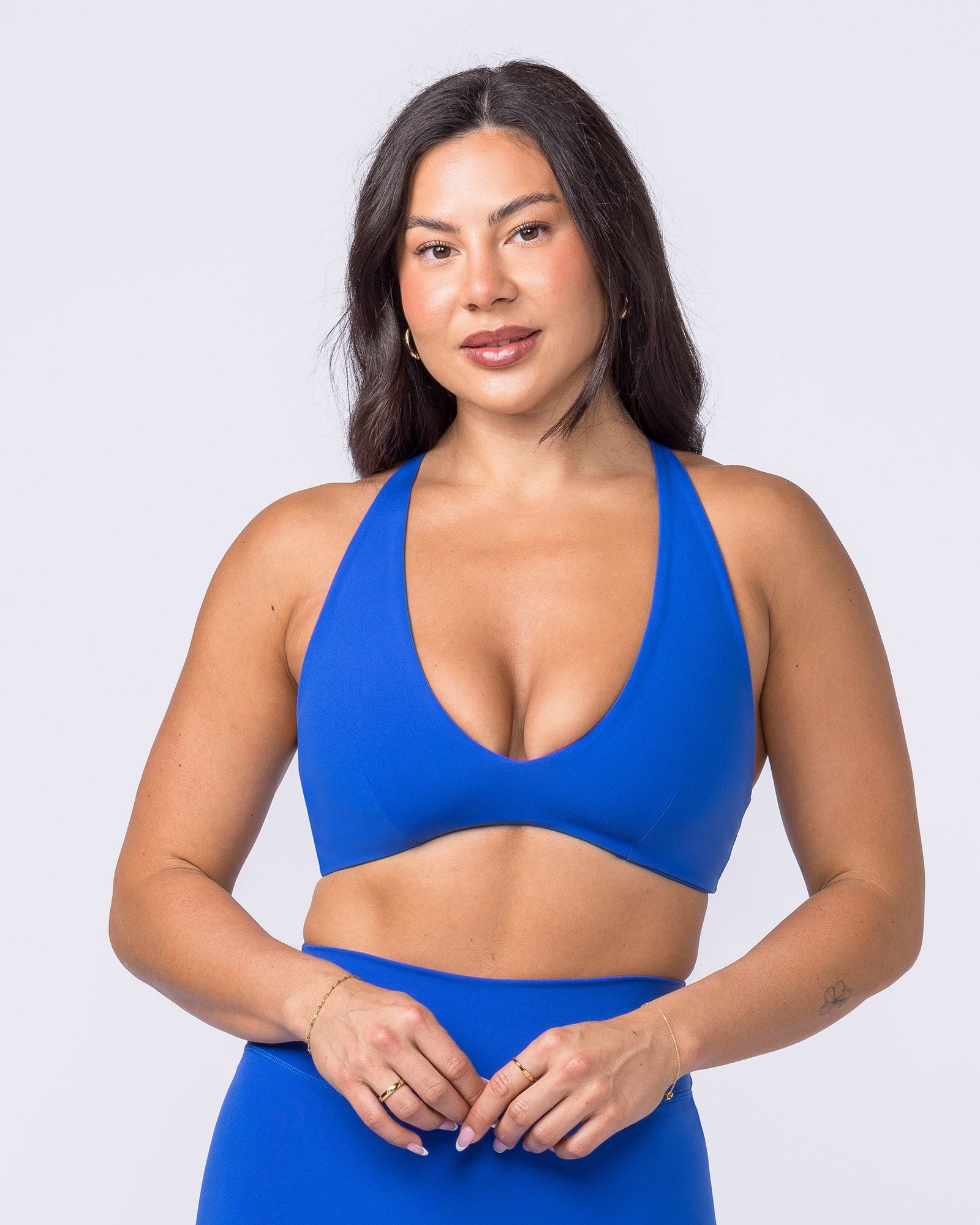 Liberty Lustre Bralette - Bondi Blue