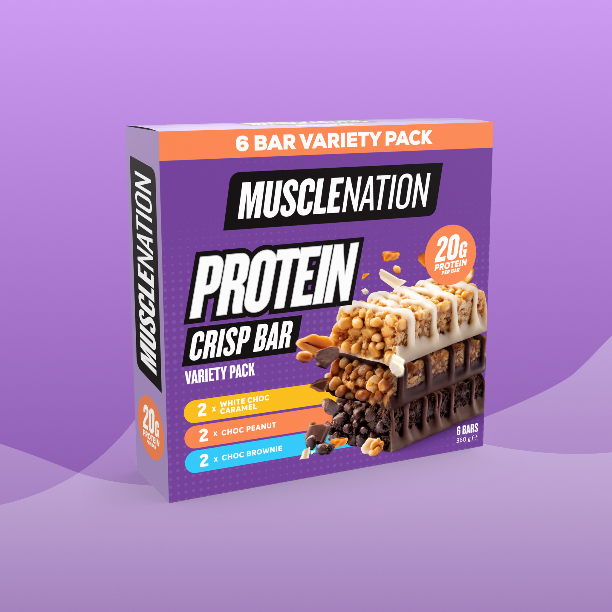 CRISP Protein Bar - CRISP Variety Pack - 6 Bars
