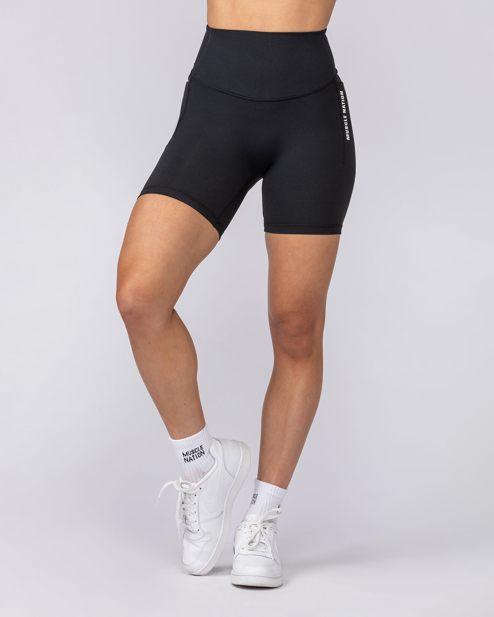 Core Pocket Bike Shorts - Black