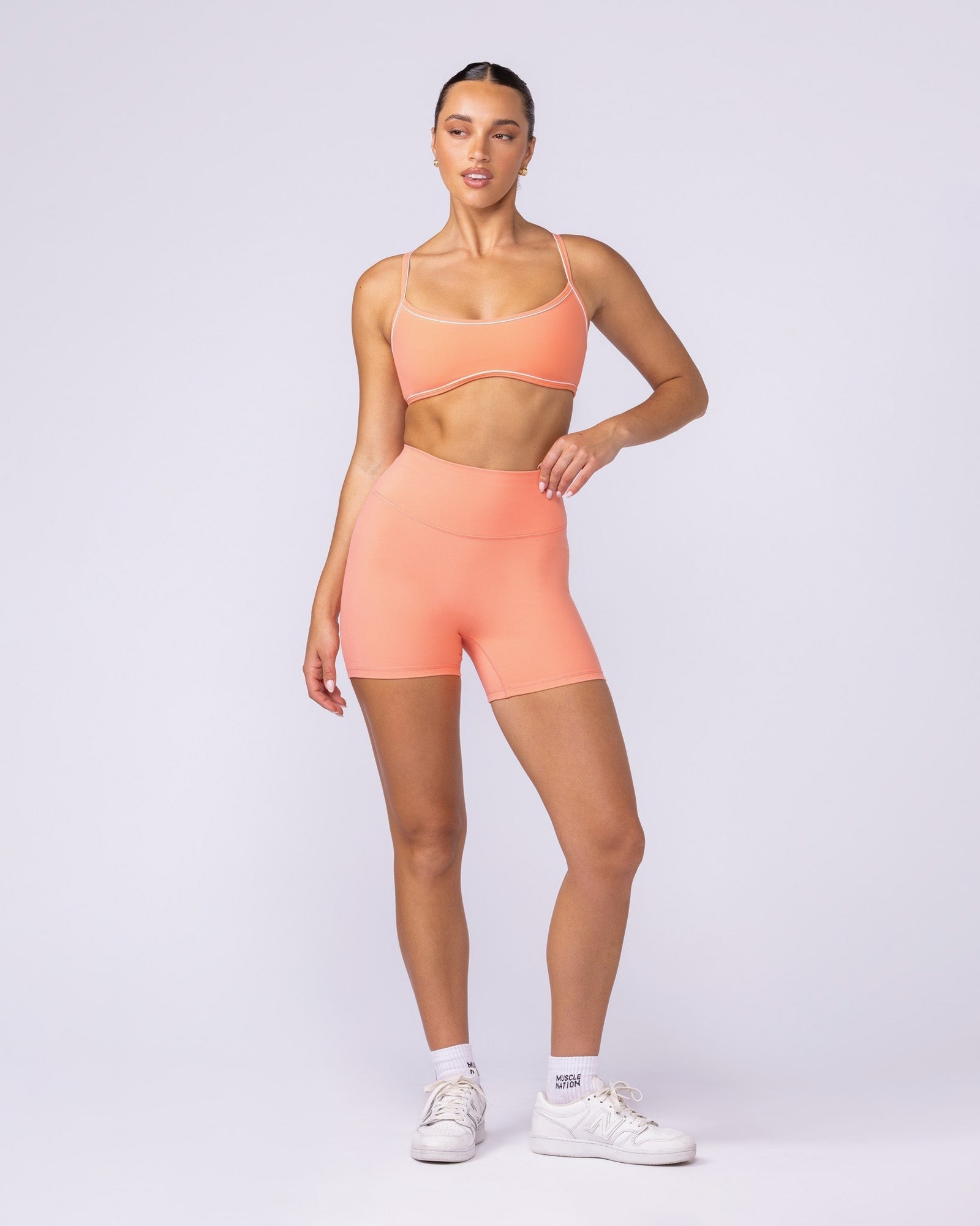 Zero Rise Everyday Midway Shorts - Peachy