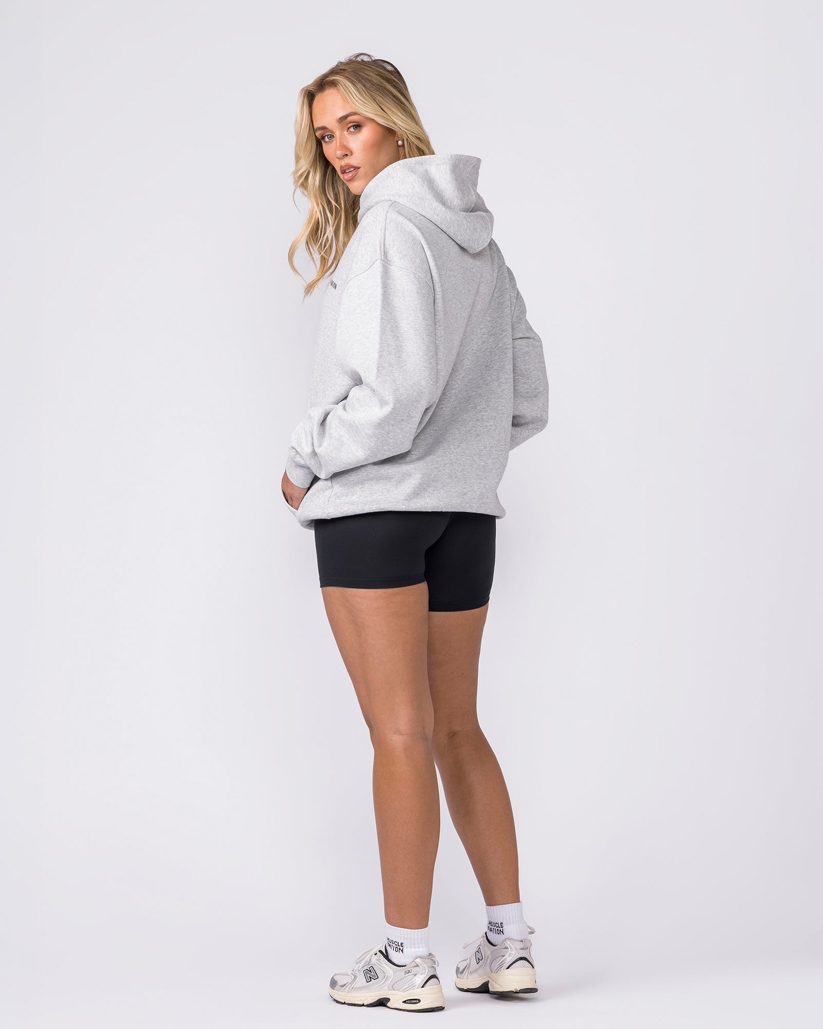 Essential Hoodie - Grey Marl