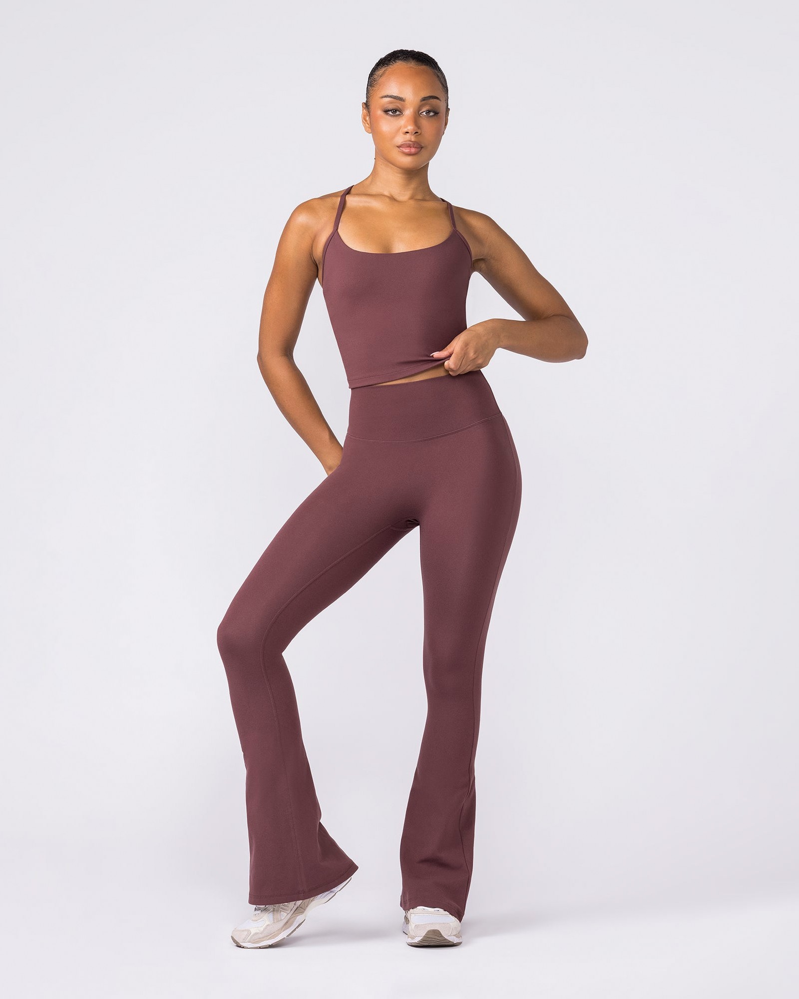 Stride Bra Tank - Rocky Road
