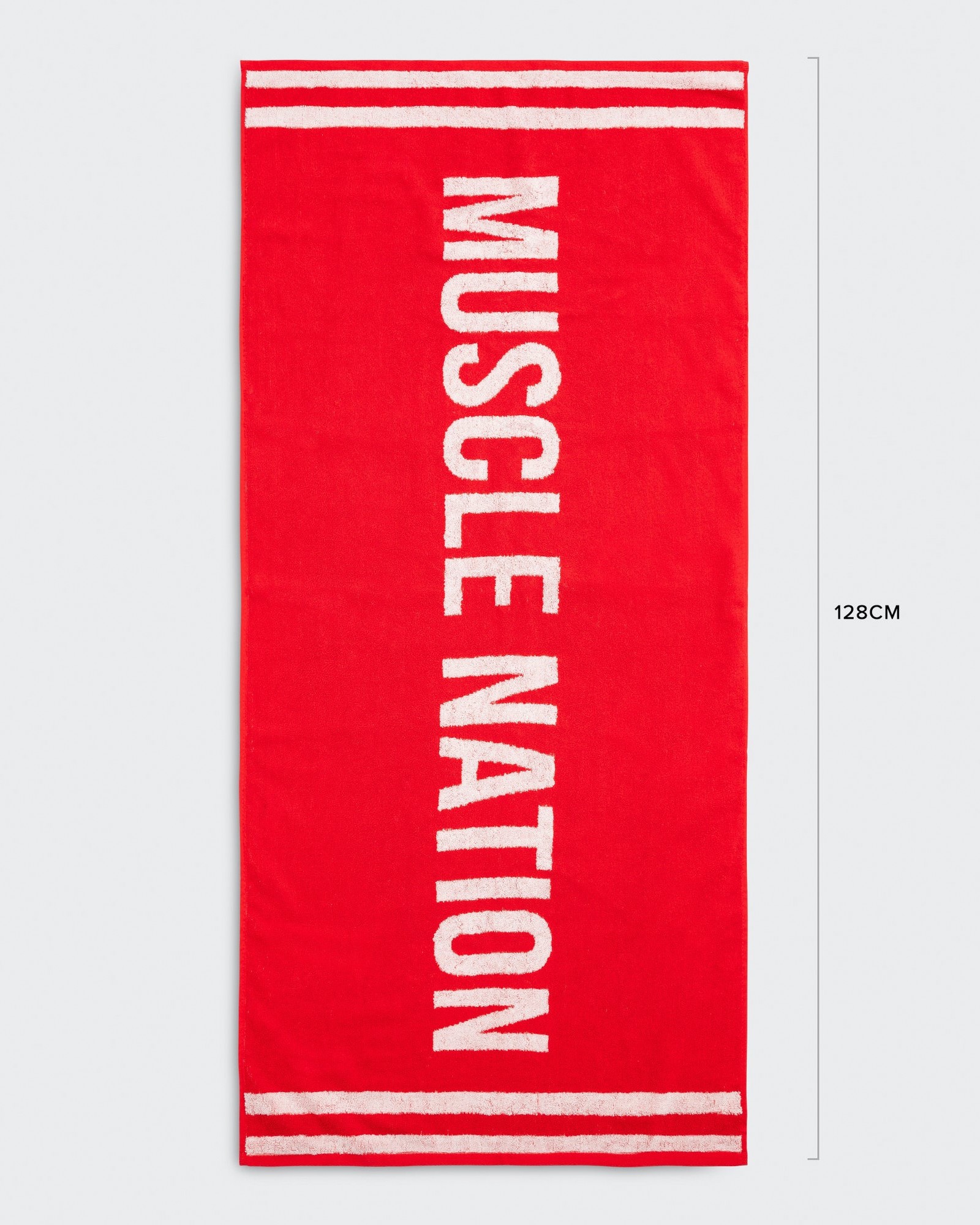 Gym Towel - Chilli/ White