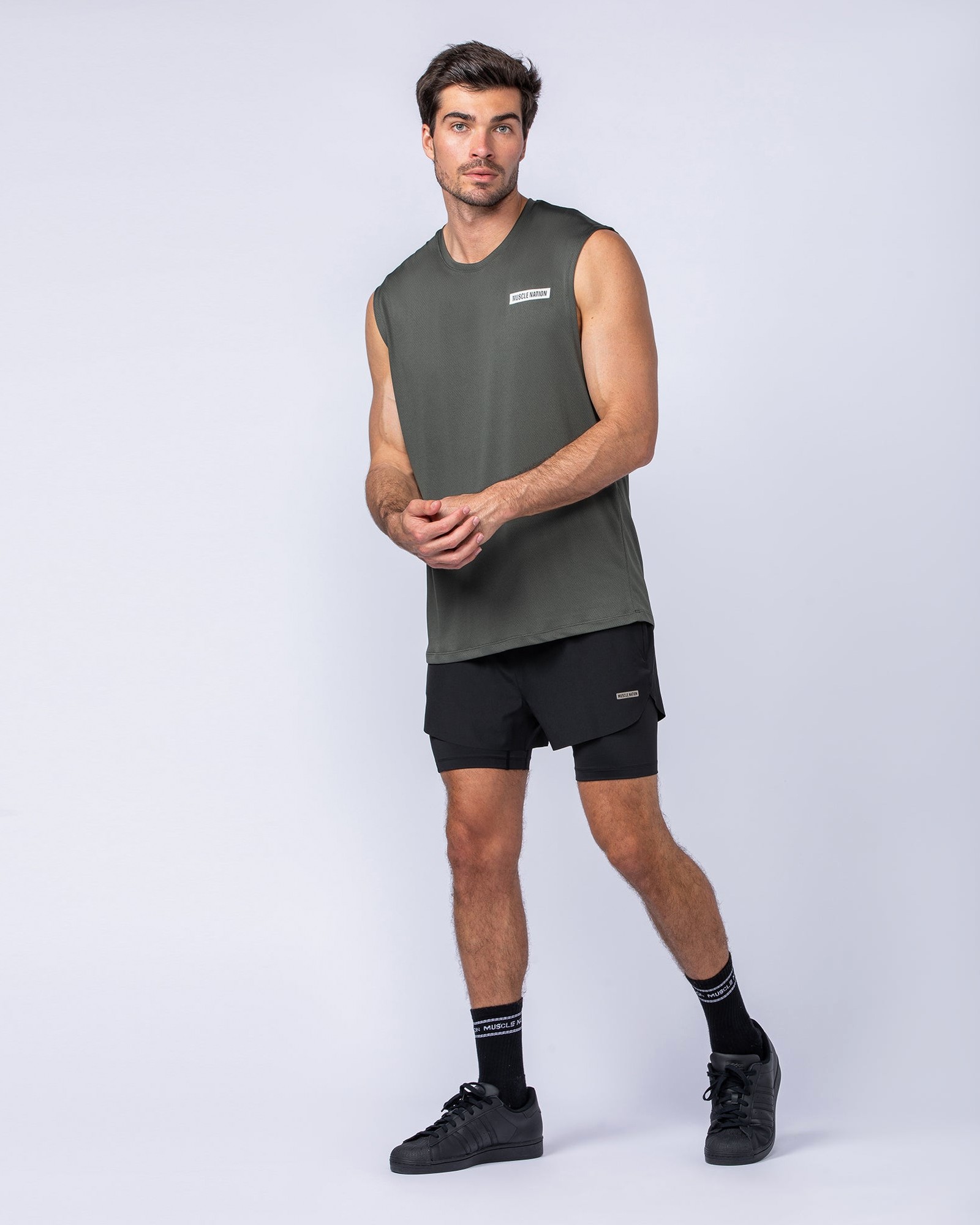 Hybrid 3" Shorts - Black