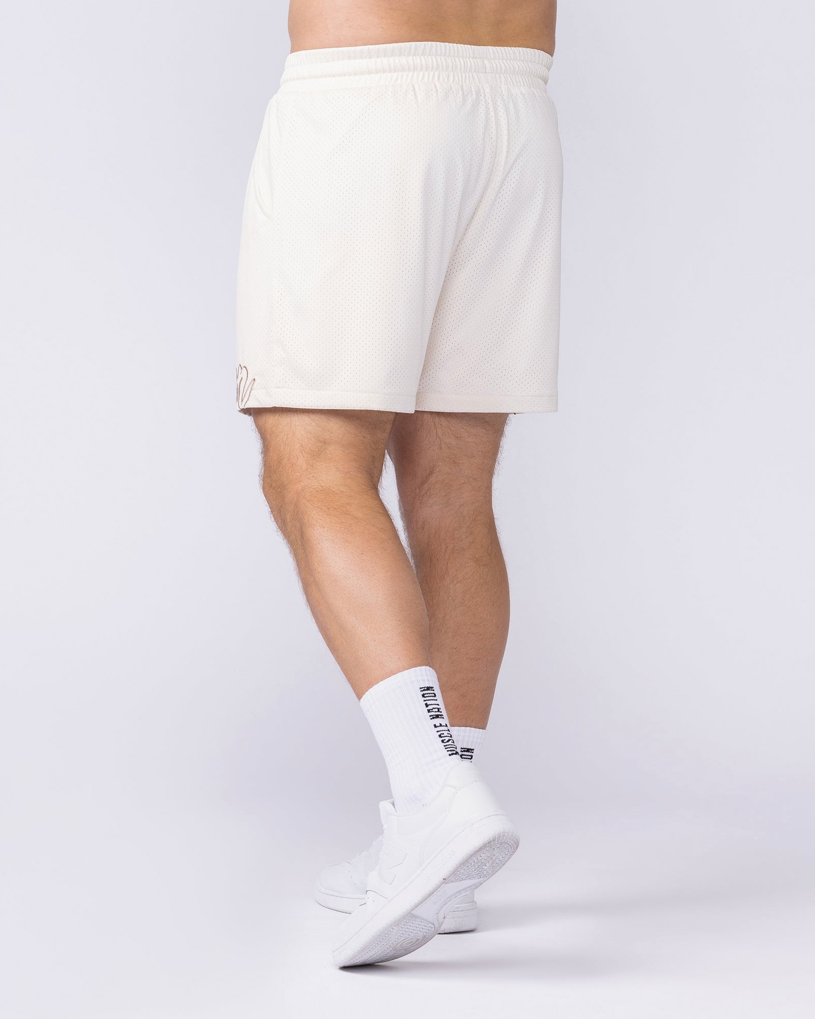 Script Lay Up 4" Shorts - Travertine