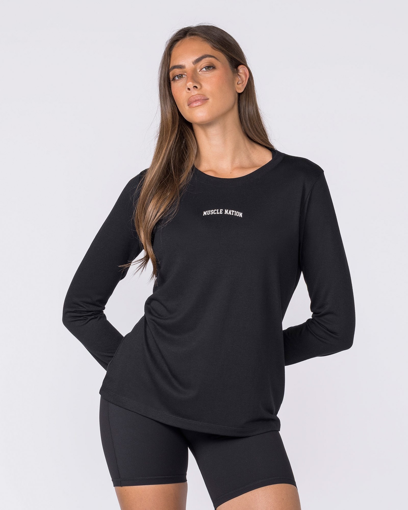 Routine Long Sleeve Top - Black
