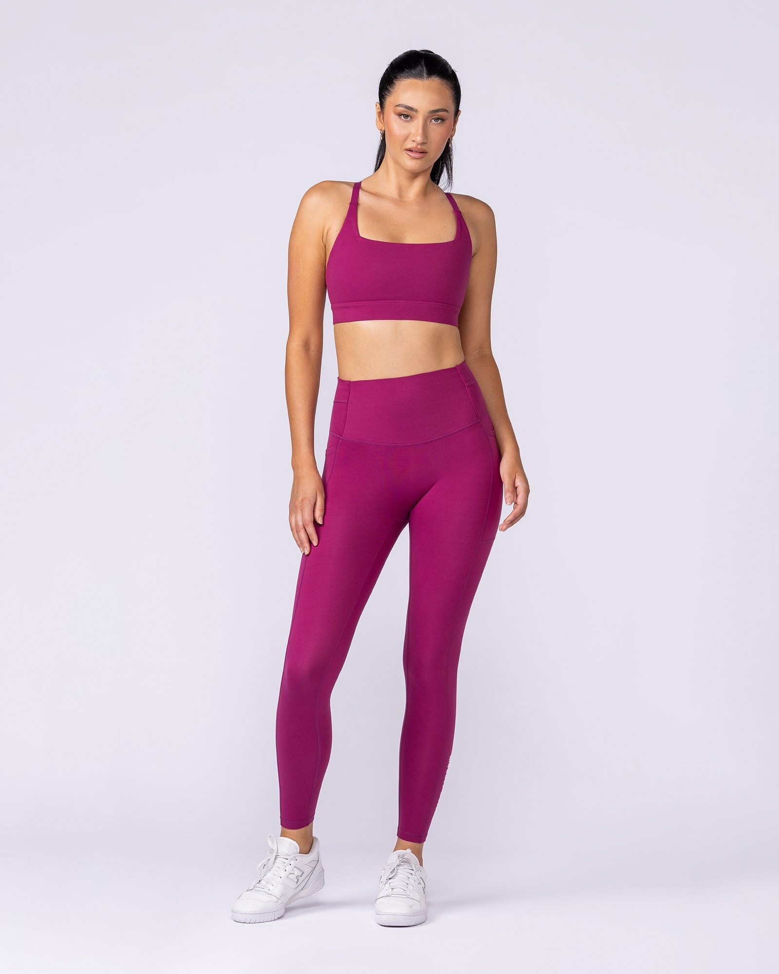 Unrivalled Everyday Pocket Ankle Leggings - Raspberry Quartz