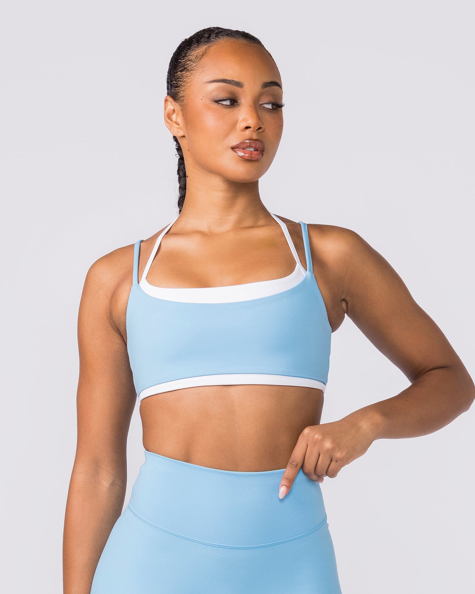 Duo Bralette - White/Frosted