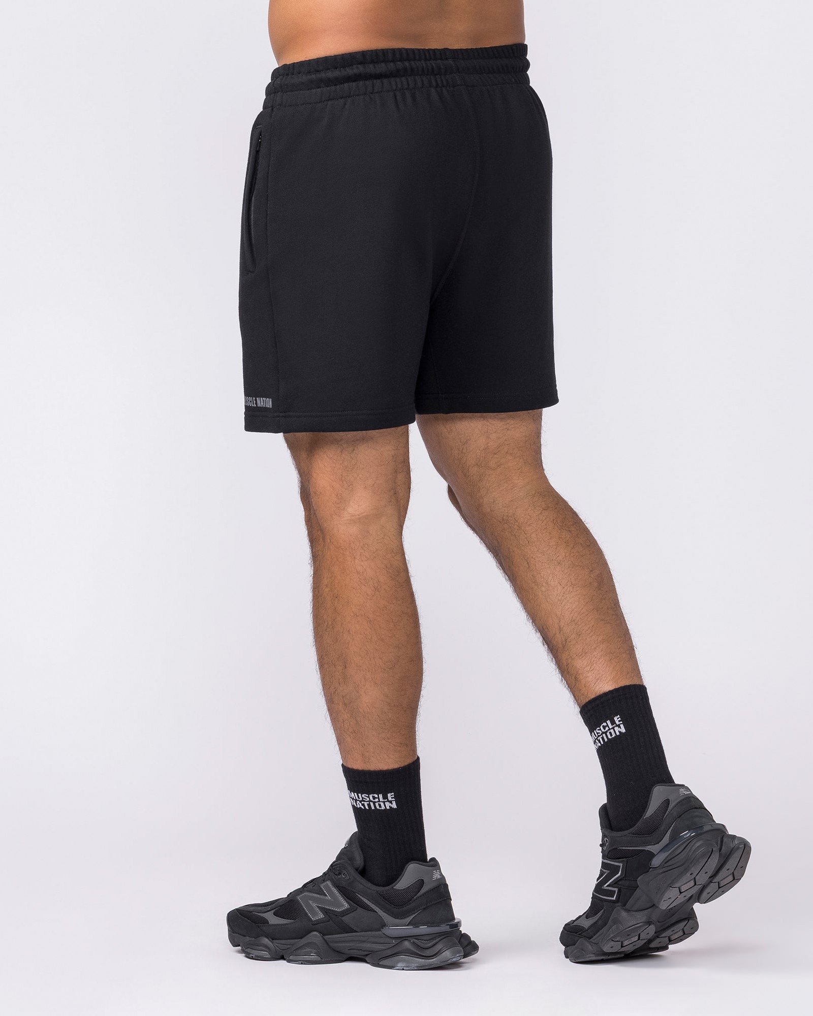 Essential Sweat 5" Shorts - Black