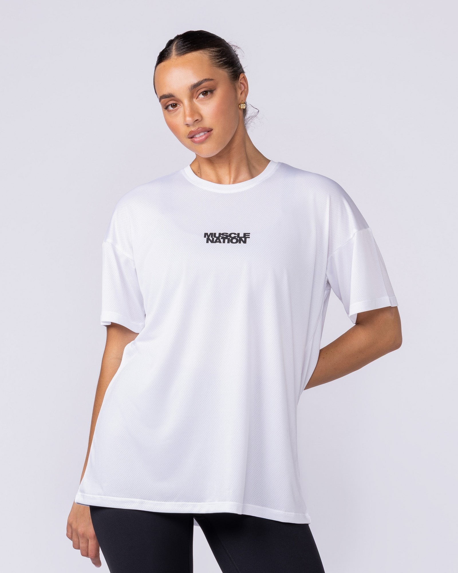 Womens Relaxed Training Tee - White