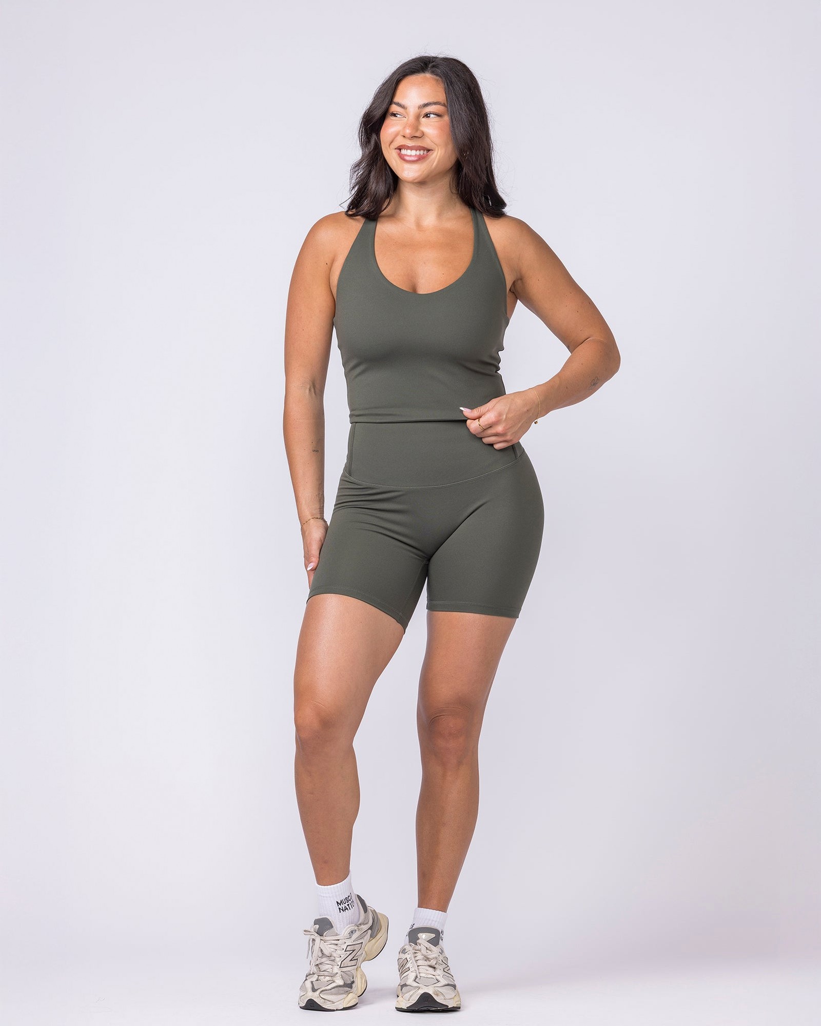 Everyday Form Cropped Tank - Eucalyptus