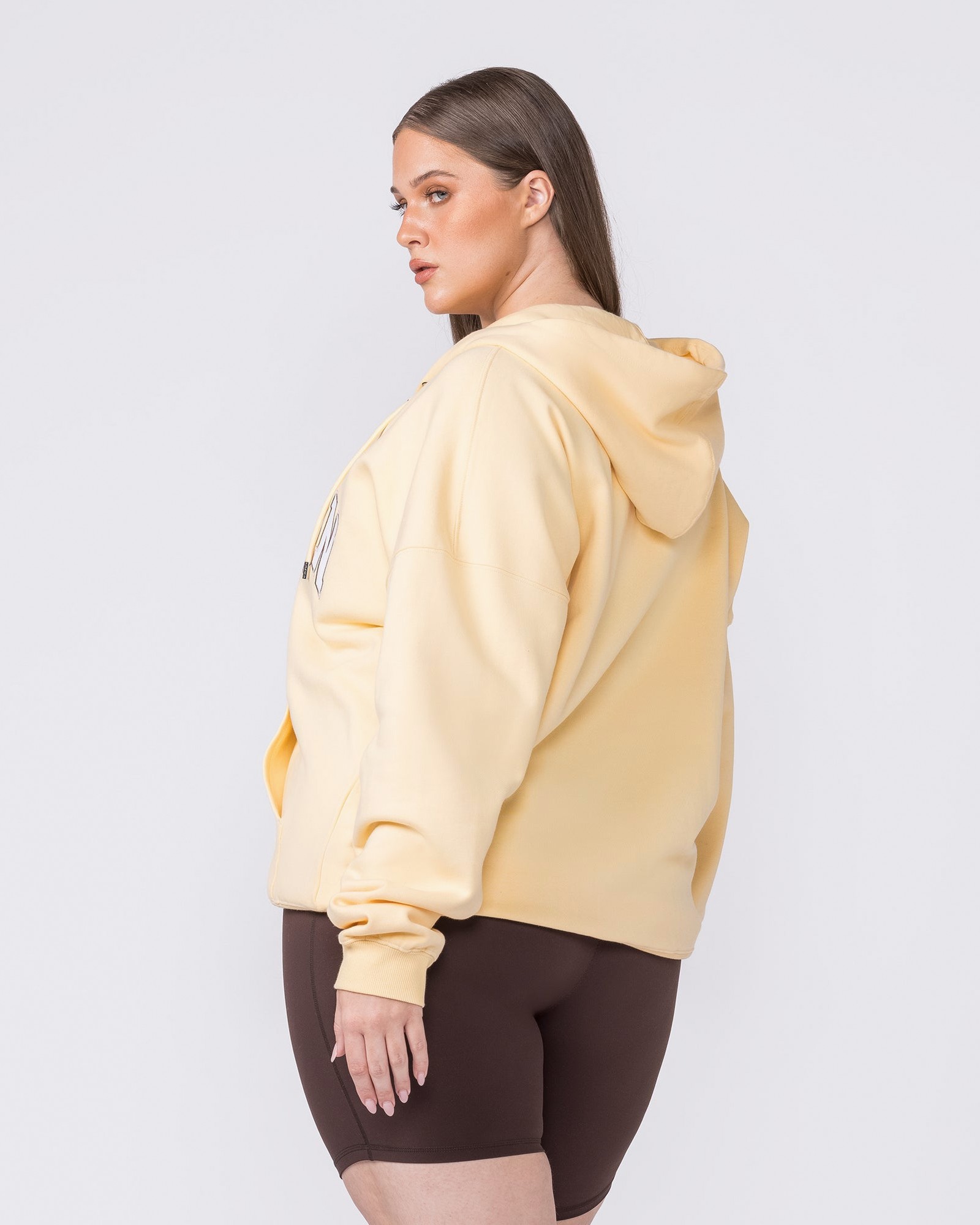 Routine Zip Through Hoodie - Panna Cotta