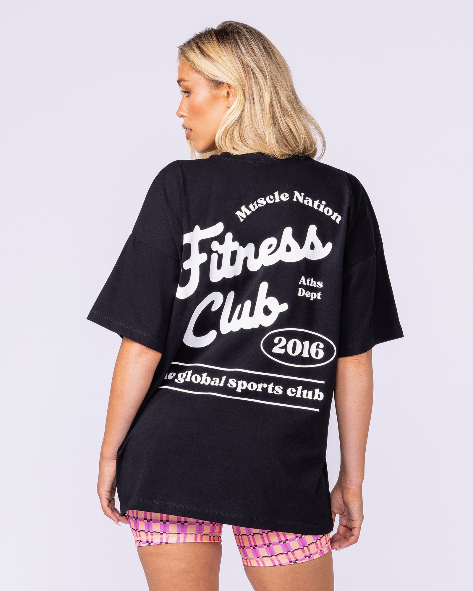 Fizz Oversized Tee - Black