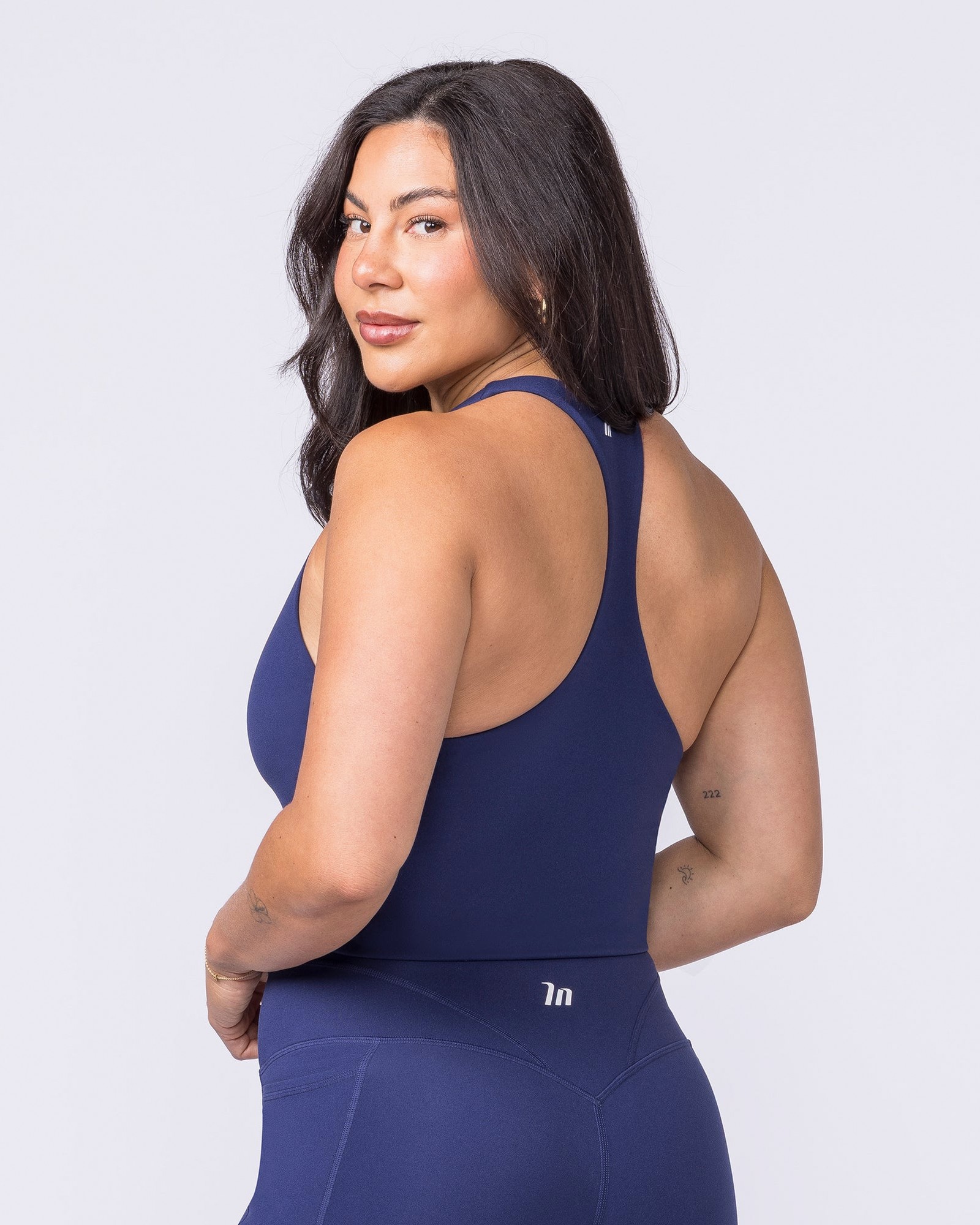 Everyday Form Cropped Tank - Classic Navy